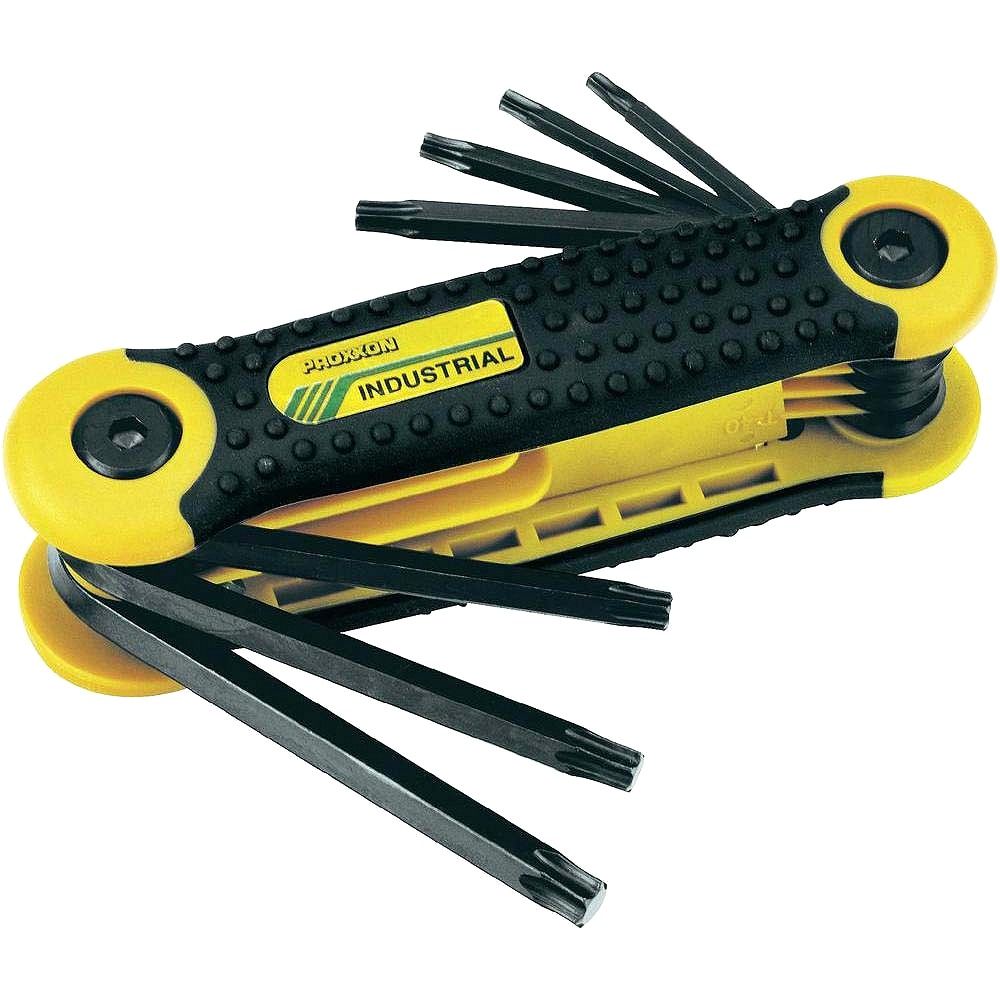 Proxxon 23954. TX Pocketschlüsselsatz, 8tlg. (TX 9 bis TX 40)