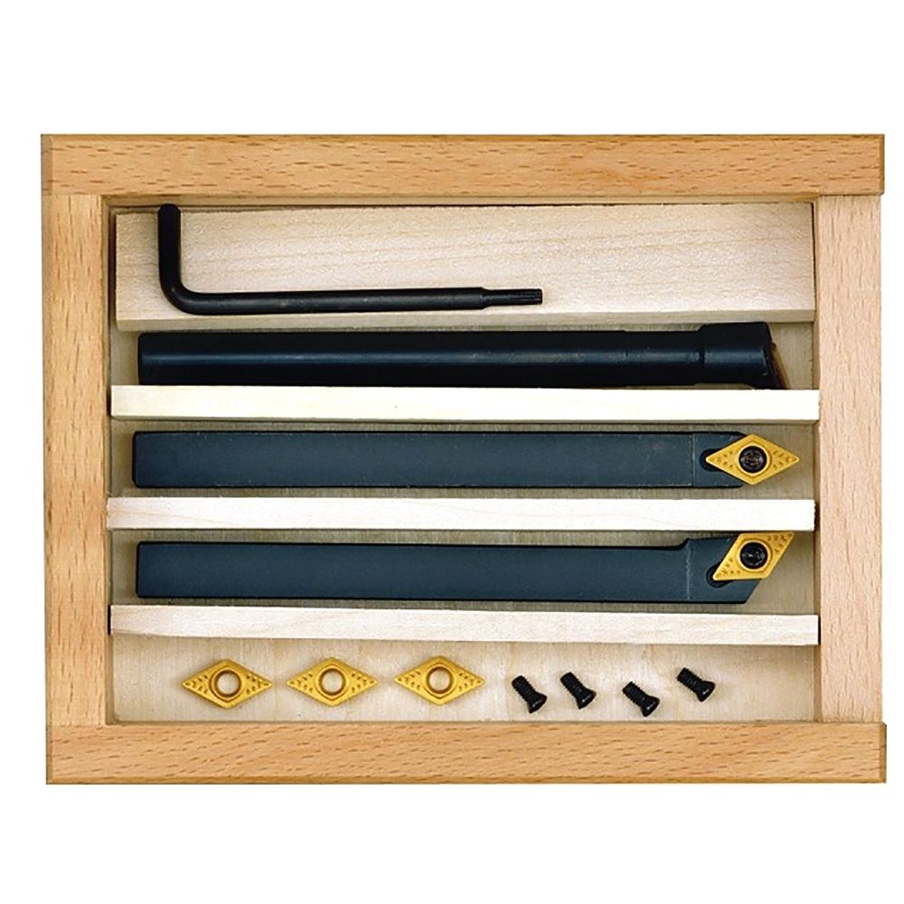 Proxxon 24555. Stahlhaltersatz 8 x 8 x 90 mit HM-Wendeplatten