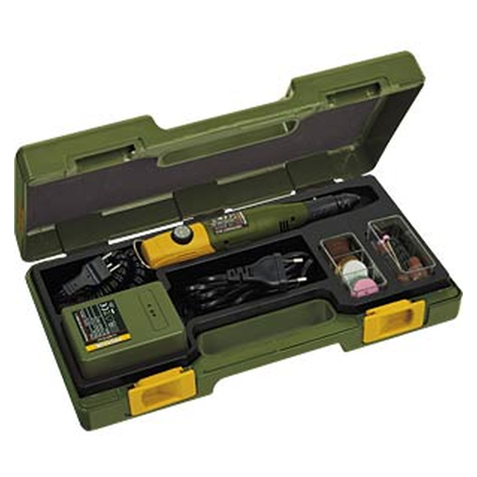 Drill/Grinder Set MICROMOT 60/EF 40W with 43 inserts in case - Proxxon 28514