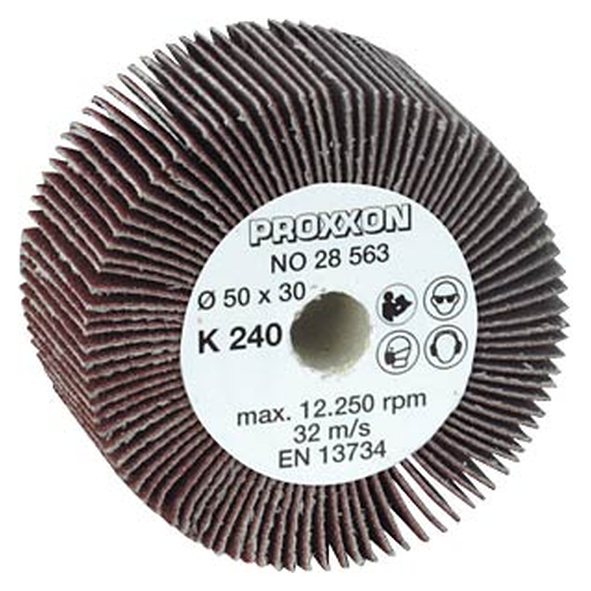 Proxxon 28563. Schleifmopwalze für Walzenschleifer WAS/E und WAS/A, Korn 240