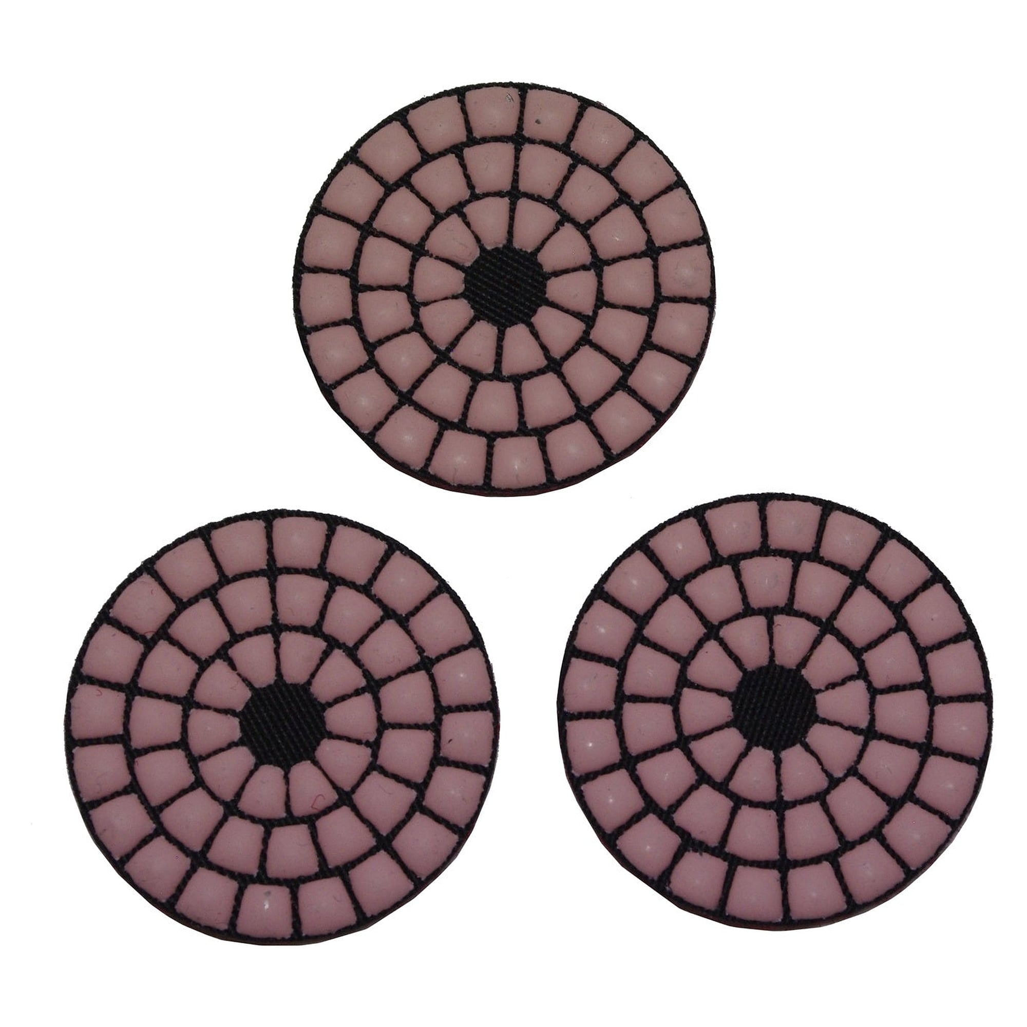 Patins diamantés de ponçage et polissage Ø 50 mm grain 400 3 pièces - Proxxon 28659
