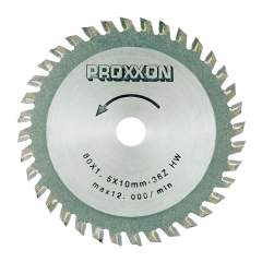 Proxxon 28732. Kreissägeblatt, HM-bestückt, 80 mm, 36 Zähne