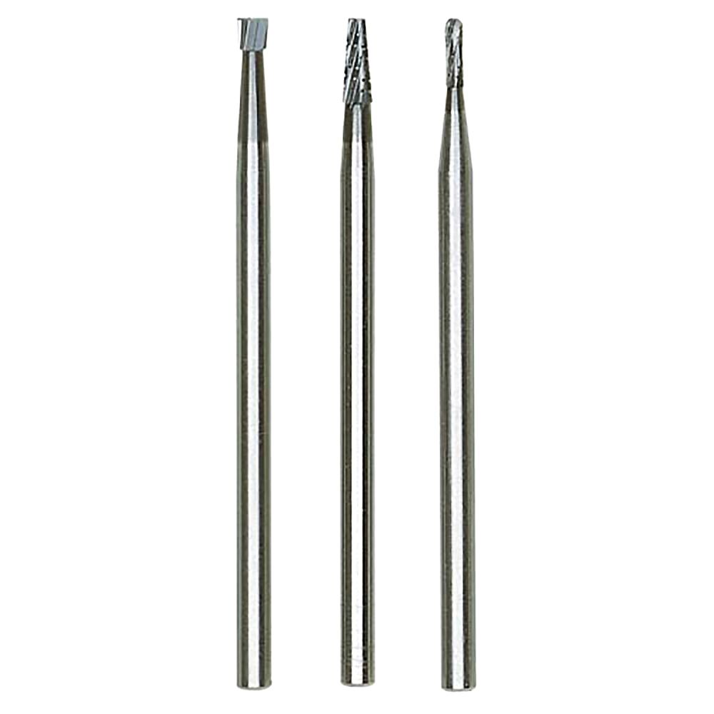 Proxxon 28752. Hartmetall-Fräsersatz, 3-tlg. (Zylinder, Kegel, Walze)