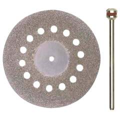 Proxxon 28846. Diamantierte Trennscheibe (Ø 38 mm) mit Kühllöchern , + 1 Träger