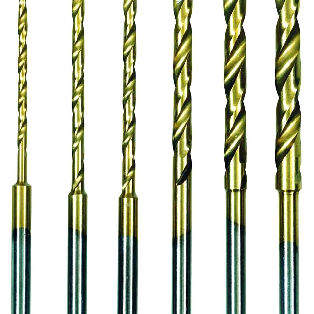 Proxxon 28876. HSS Spiralbohrersatz mit Zentrierspitze, 6 tlg. (1,5 bis 4 mm)