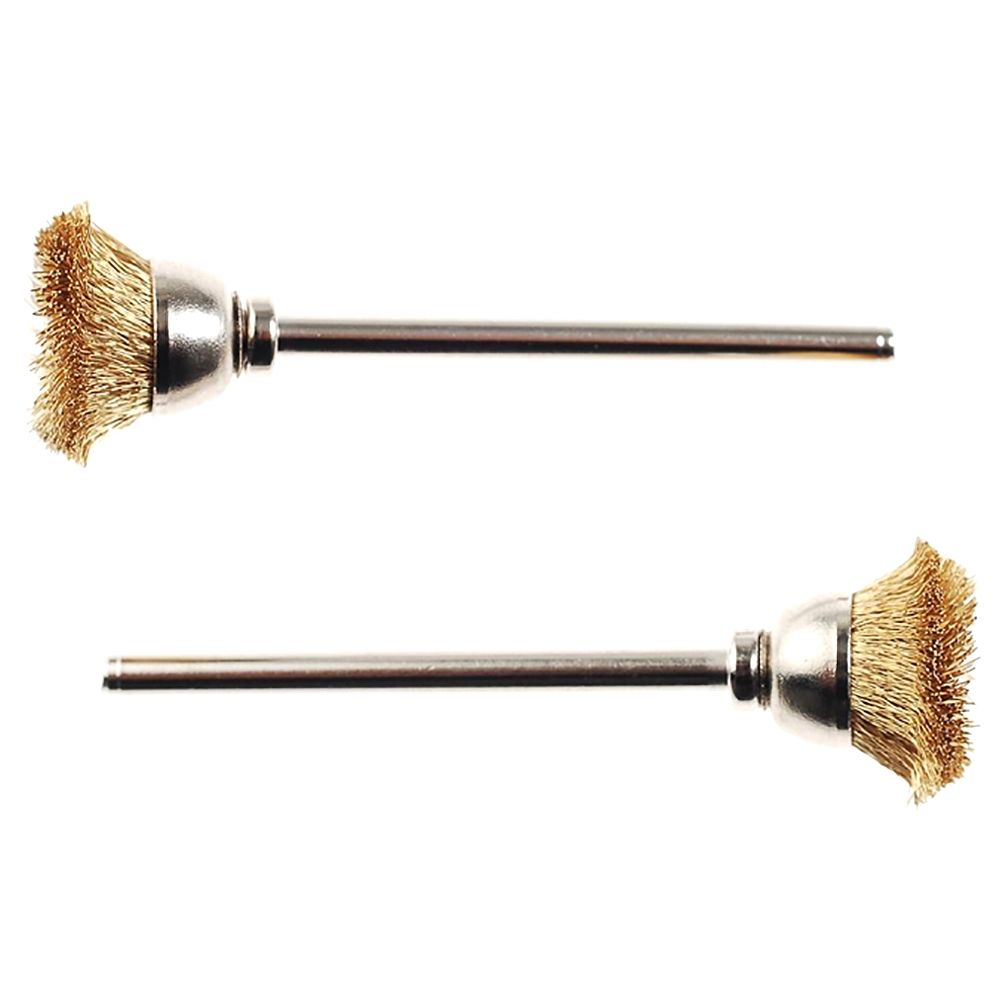 Proxxon 28963. Topfbürsten, Messing, 13 mm, 2 Stück