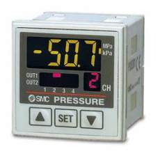 SMC PSE201. PSE20*, Multi Channel Pressure Sensor Controller