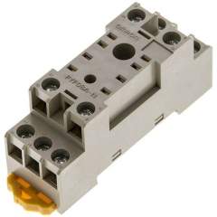 Omron PYF08AN. Omron Base for 2 changeover contacts for DIN rail assembly