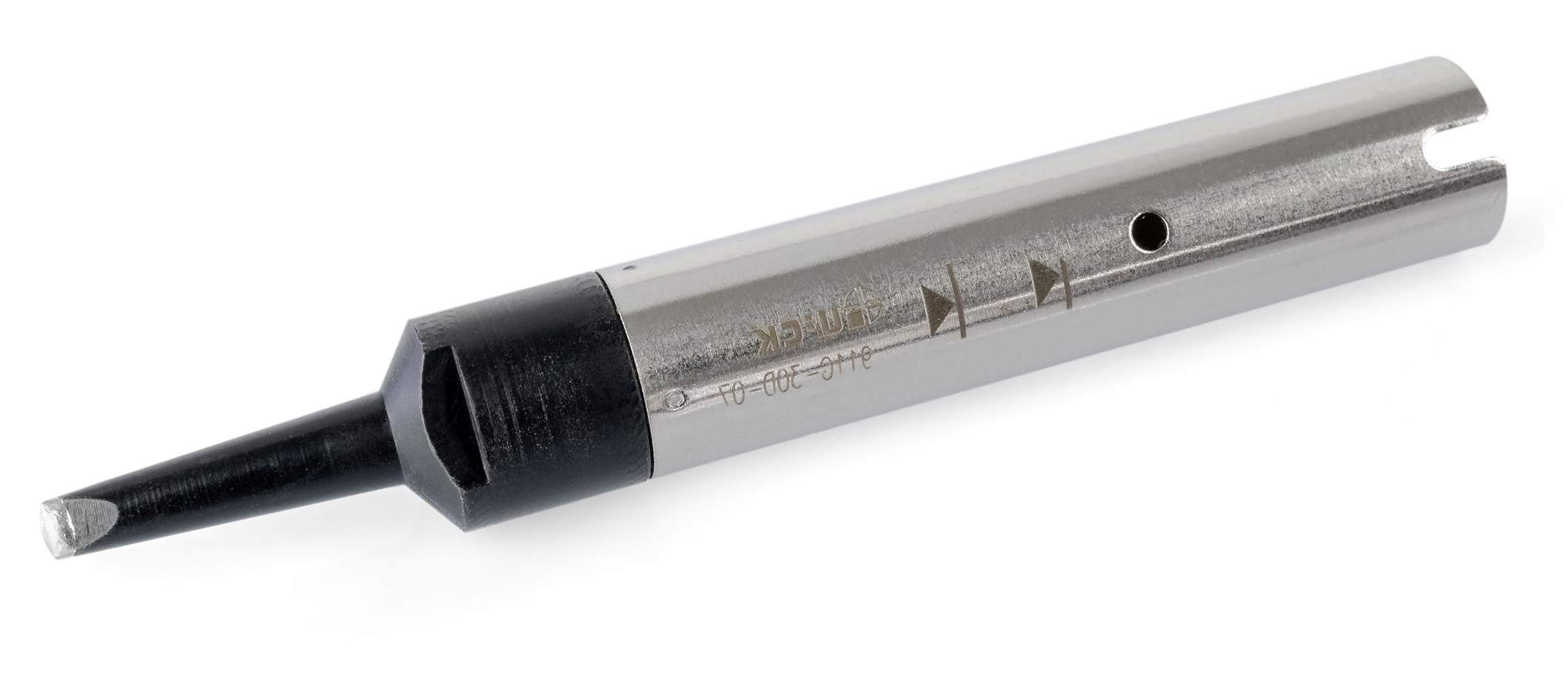 Lötspitze meißelförmig 3,0 x 0,8 mm für Lötroboter-Tools 9018M, 9018BMT - Quick QU911G-30D-07