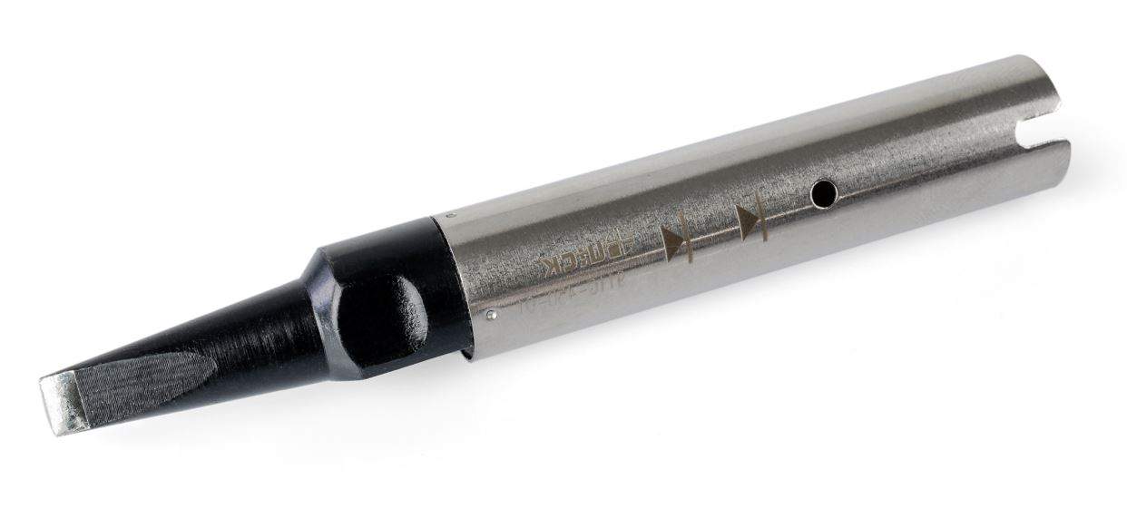 Lötspitze meißelförmig 4,5 x 1,0 mm für Lötroboter-Tools 9018M, 9018BMT - Quick QU911G-45D-01