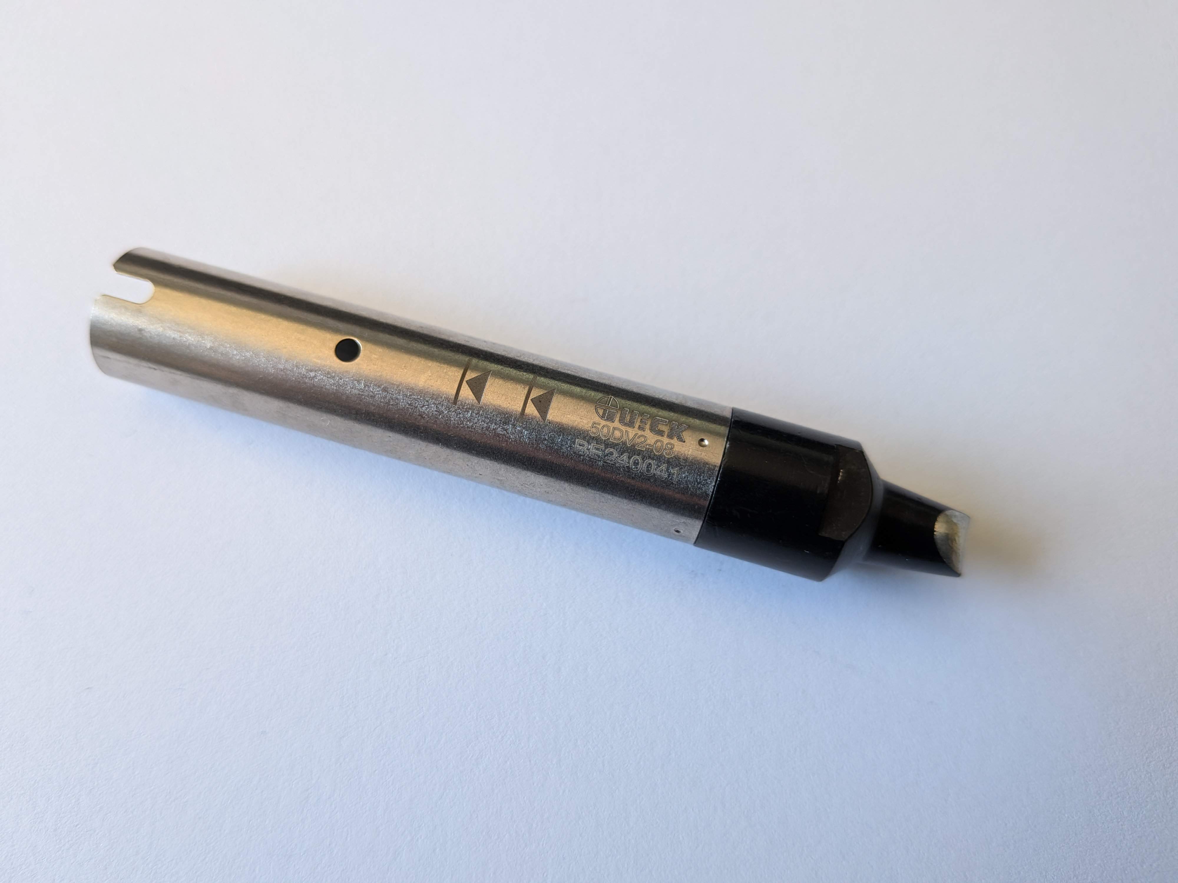 Lötspitze keilförmig 5,0 x 1,0 mm für Lötroboter-Tools 9018M, 9018BMT - Quick QU911G-50DV2-08