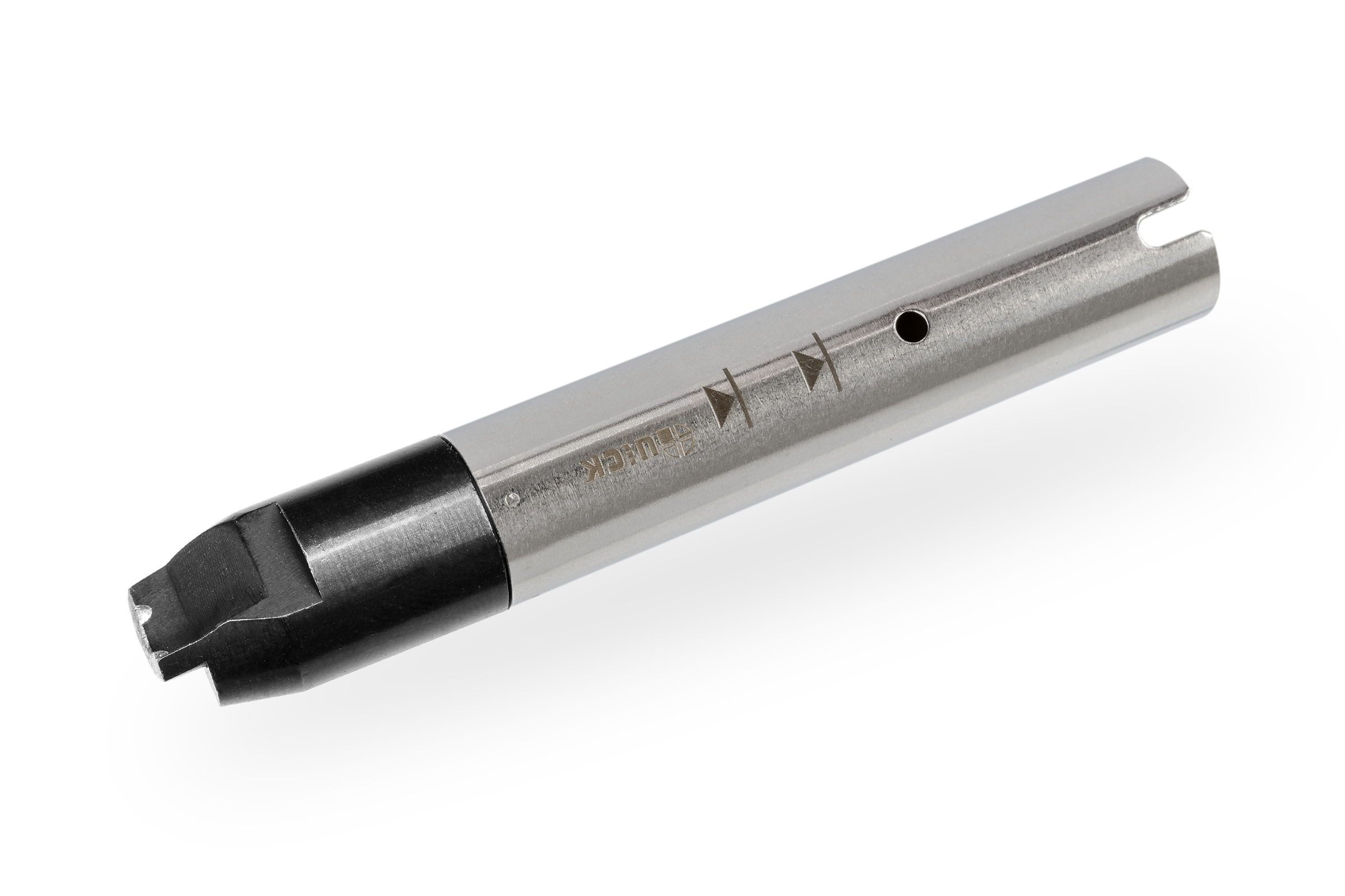 Lötspitze Stempelform mit Kurve 8,4 x 4,0 mm für Lötroboter-Tools 9018M, 9018BMT - Quick QU911G-84D-03