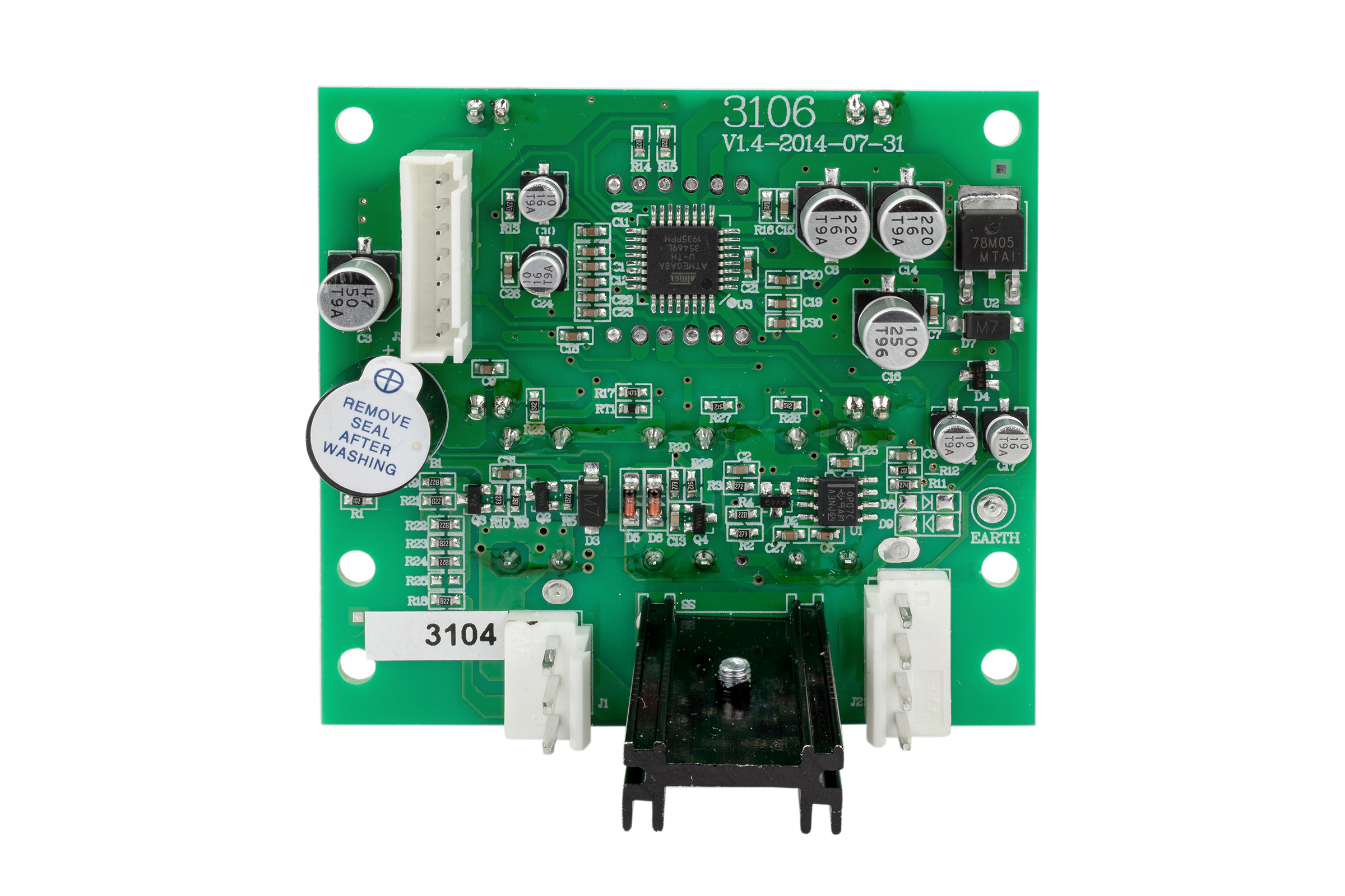 Regelplatine mit Display für Lötstation 3104 - Quick QURP3104