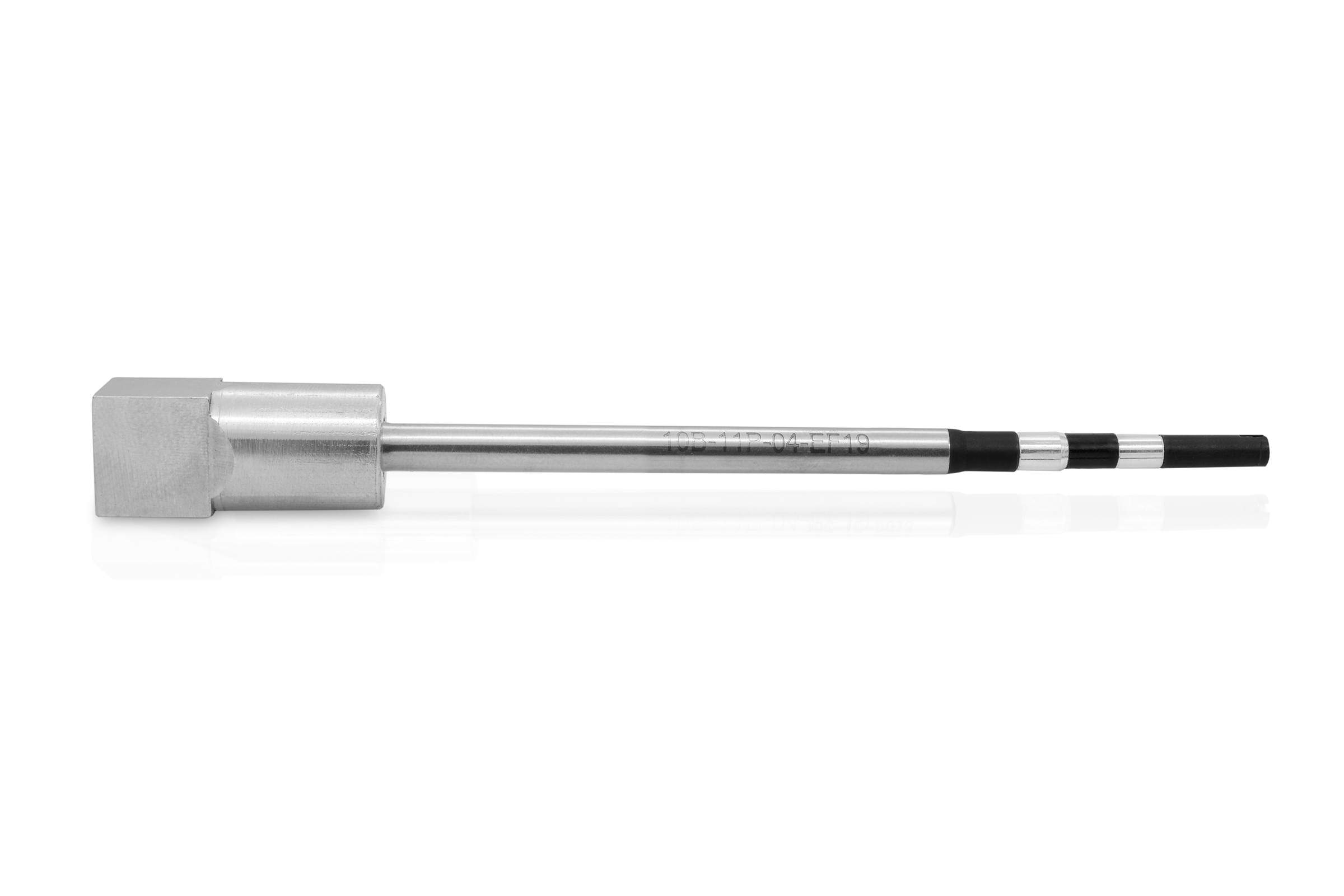 Kartuschen-Lötspitze gerade quaderförmig, 11 mm breit | 9,0 mm stark | 300W-Ausführung | für TS10 Lötstation | mit Kalibrier-Chip - Quick TSS10B-11P-04
