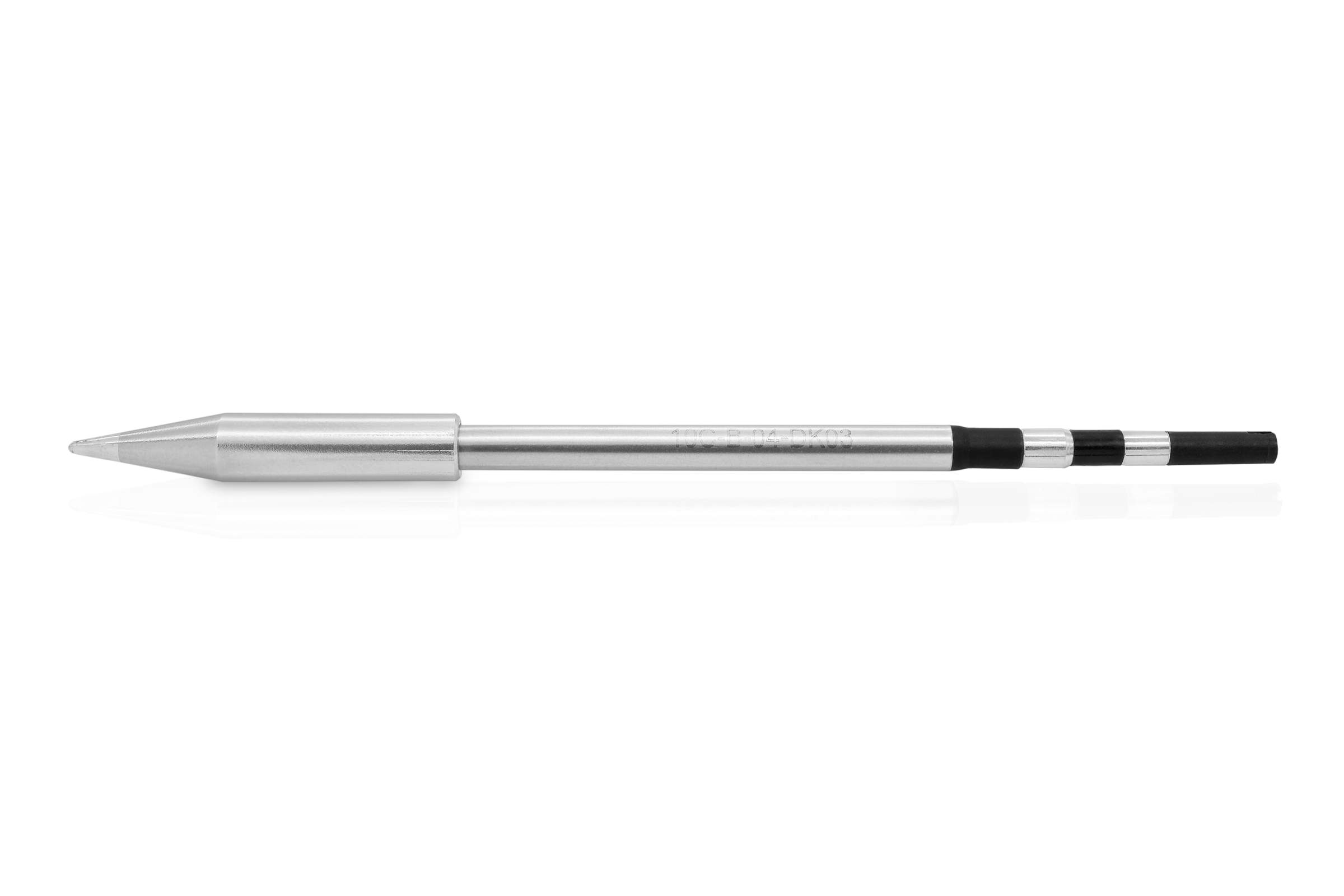 Kartuschen-Lötspitze gerade bleistiftspitz, 1,2 mm | 200W-Ausführung | für TS10 Lötstation | mit Kalibrier-Chip - Quick TSS10C-B-04