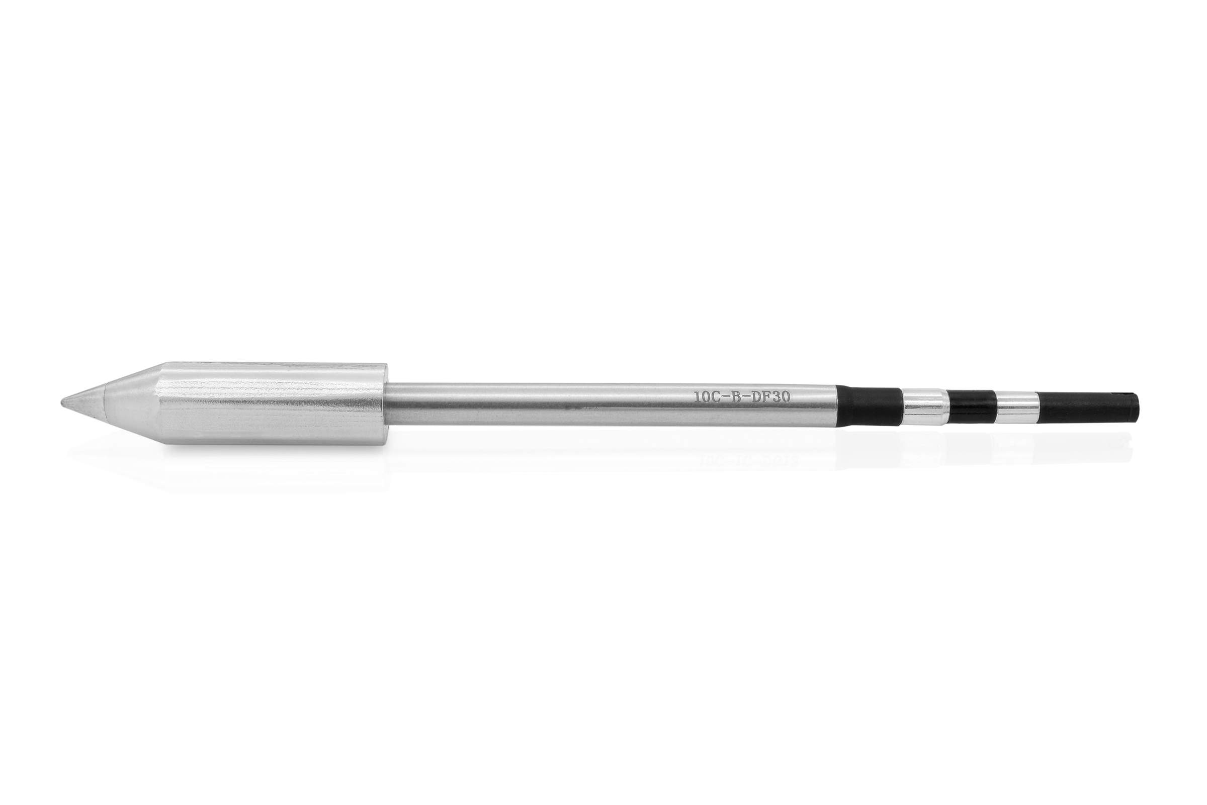 Kartuschen-Lötspitze gerade bleistiftspitz, 1,0 mm | 200W-Ausführung | für TS10 Lötstation | mit Kalibrier-Chip - Quick TSS10C-B