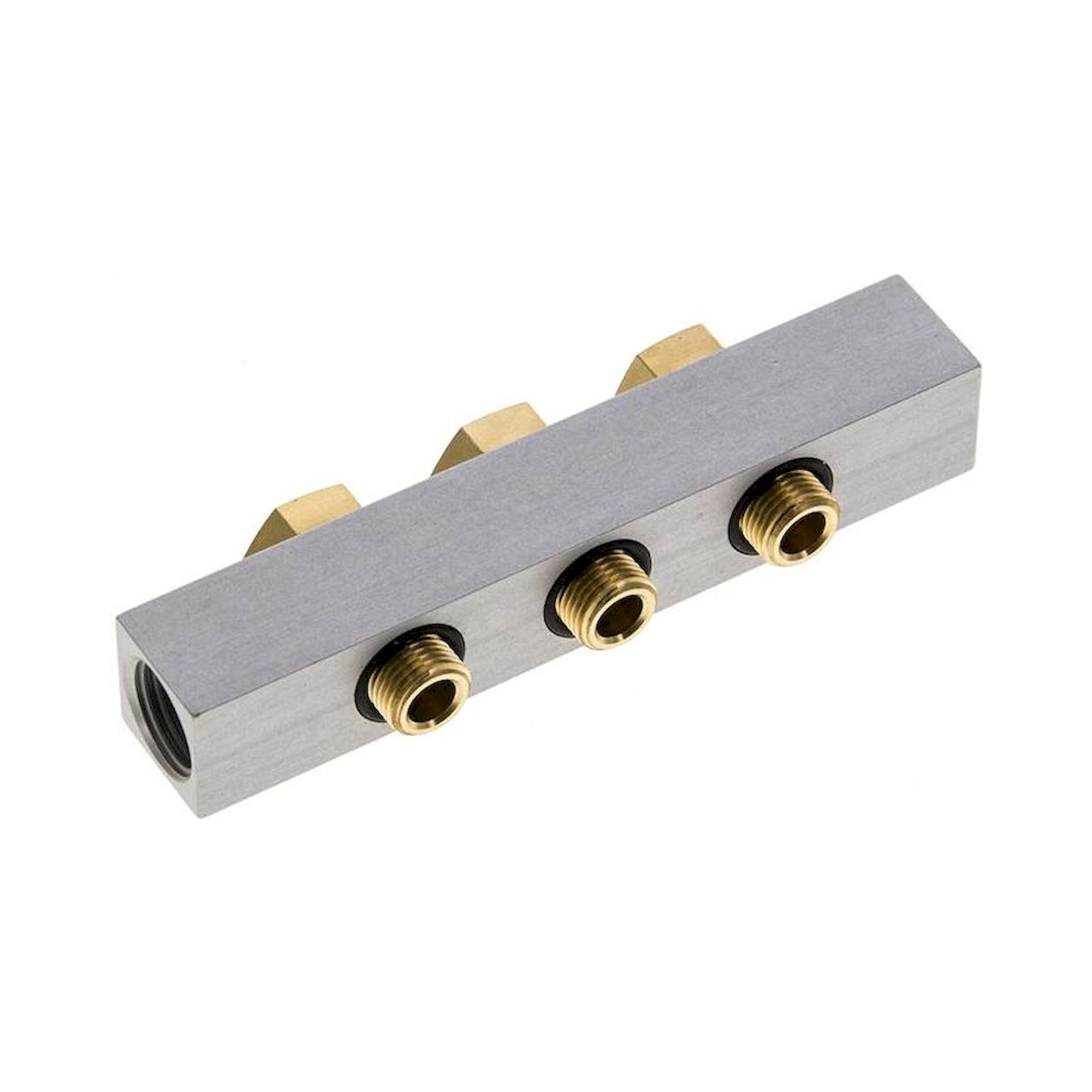 Airtec R 281/3. P-Leiste inkl. Hohlschrauben und Dichtungen für Ventilbaureihe M04 / P04