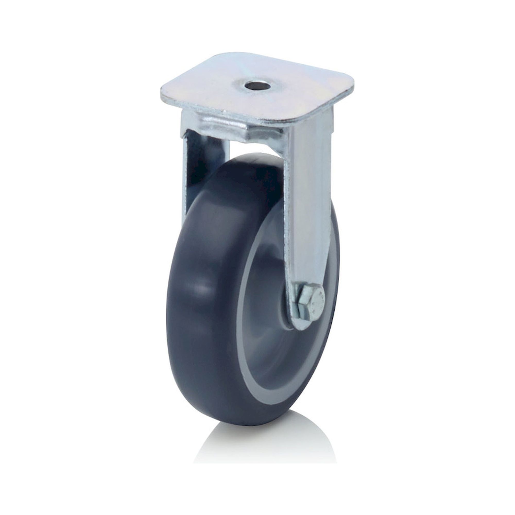 RBGGV100x34P64x64. Einzelrad, Bockrolle