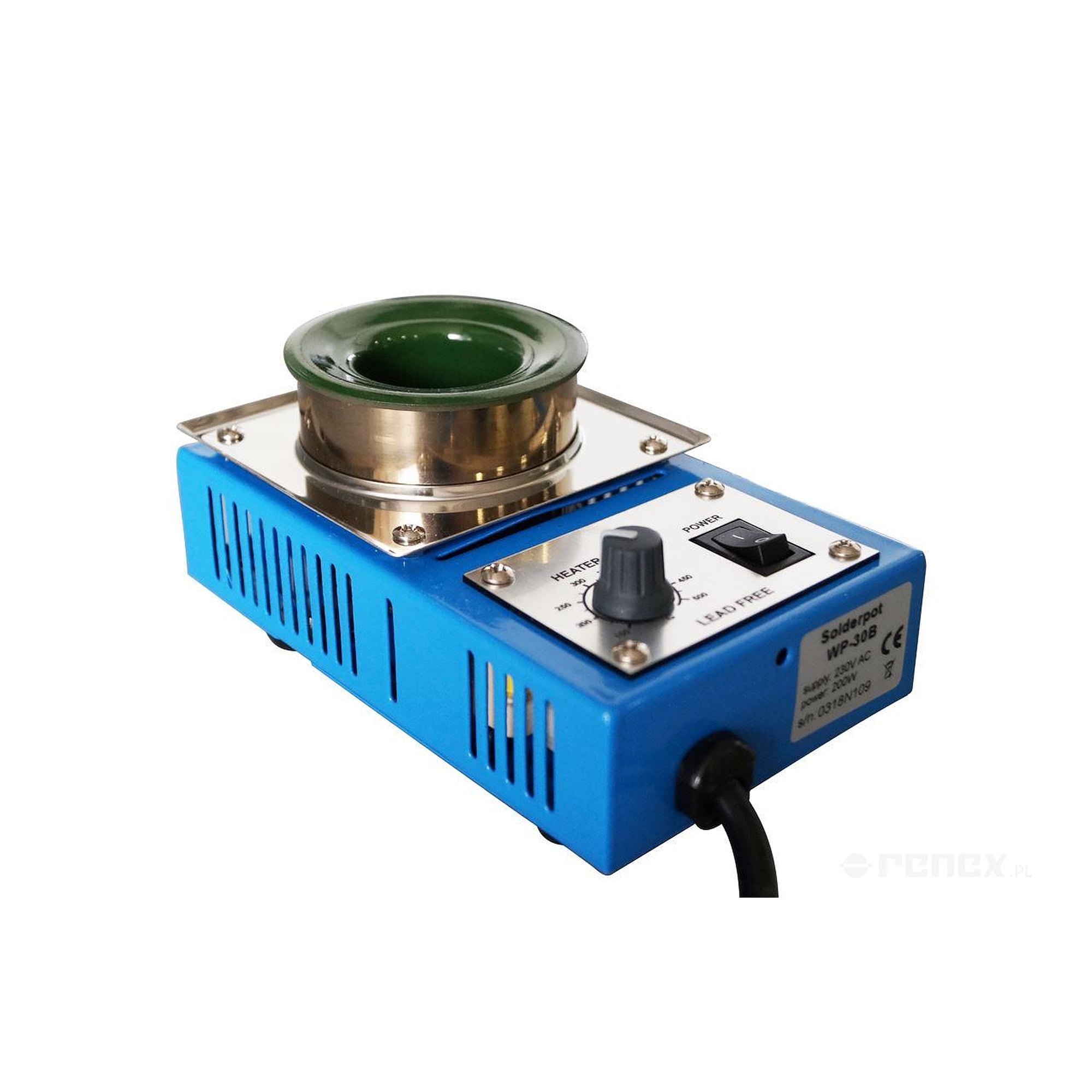 Löttiegel 36 mm, 150 bis 500 °C, bleifrei lötbar - Reeco RE-30B