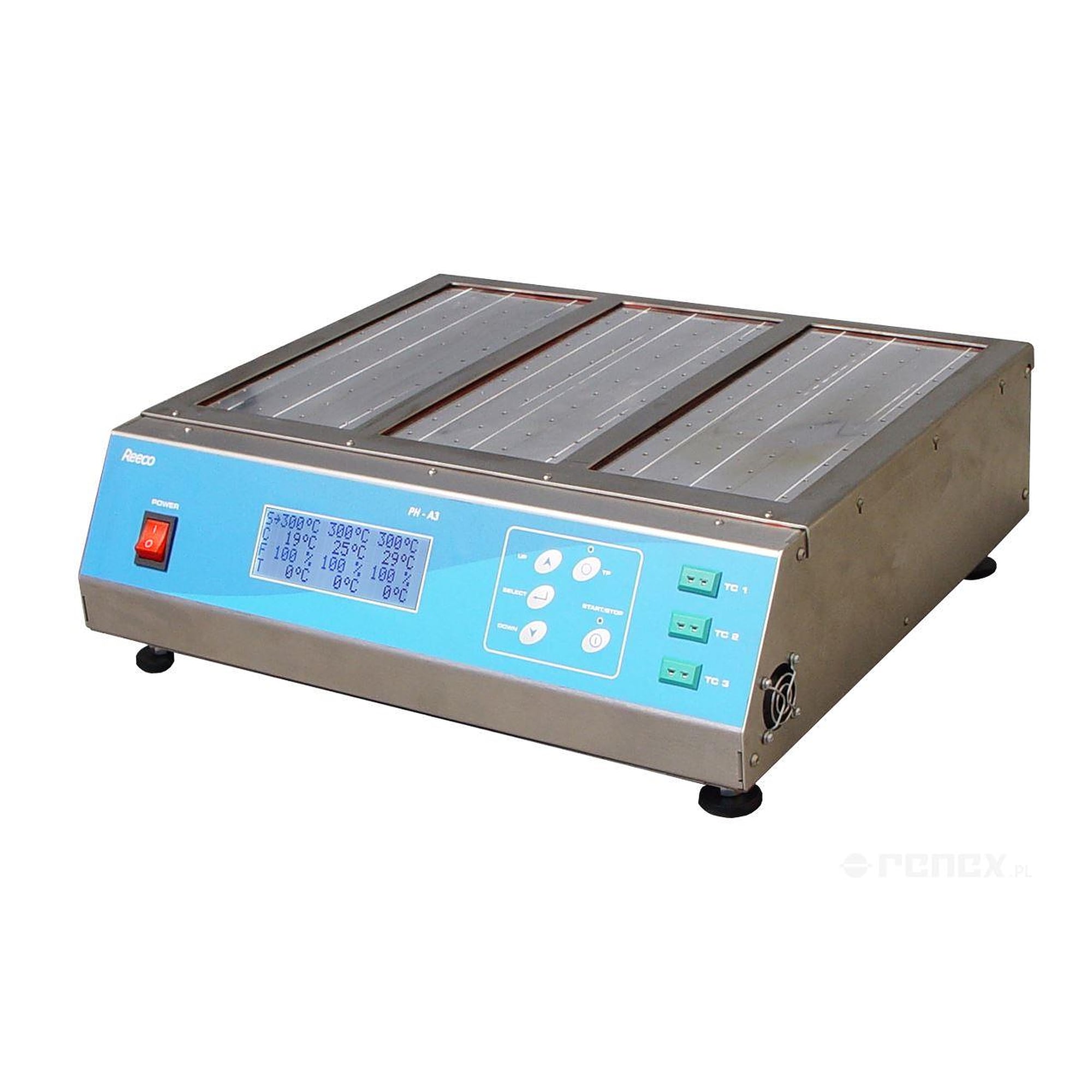 Konvektions-Vorheizer 3 Zonen, 300 x 420 mm, 4 kW - Reeco RE-PHA3