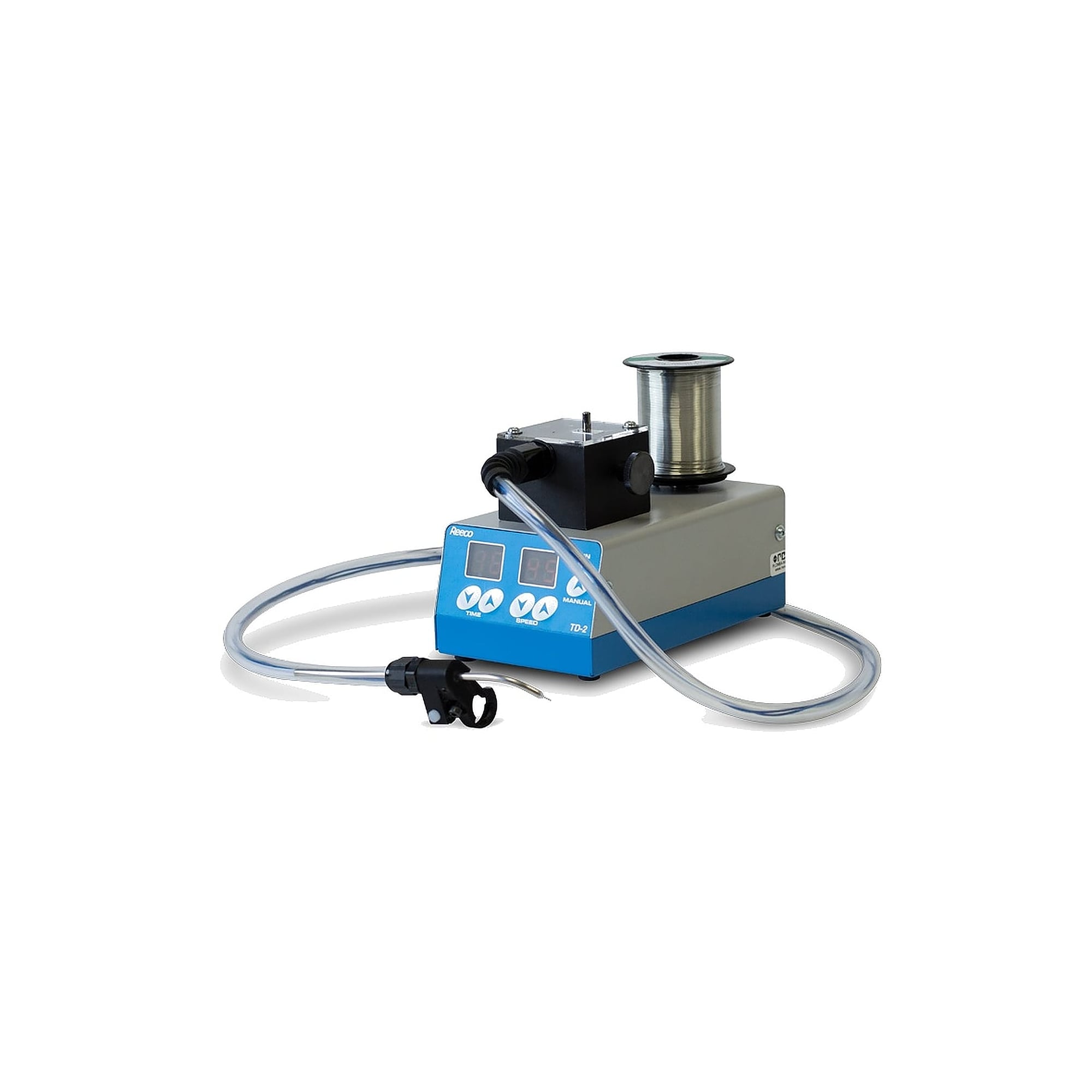 Lötdrahtvorschub für 1 mm Draht, ESD-Erdung, mit Halter - Reeco RE-TD1