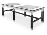 ESD-Schwingungsdämpfungstisch 1830 x 750 mm mit Granitplatte 500 x 500 mm - Reeco RF-030N-18375-9003