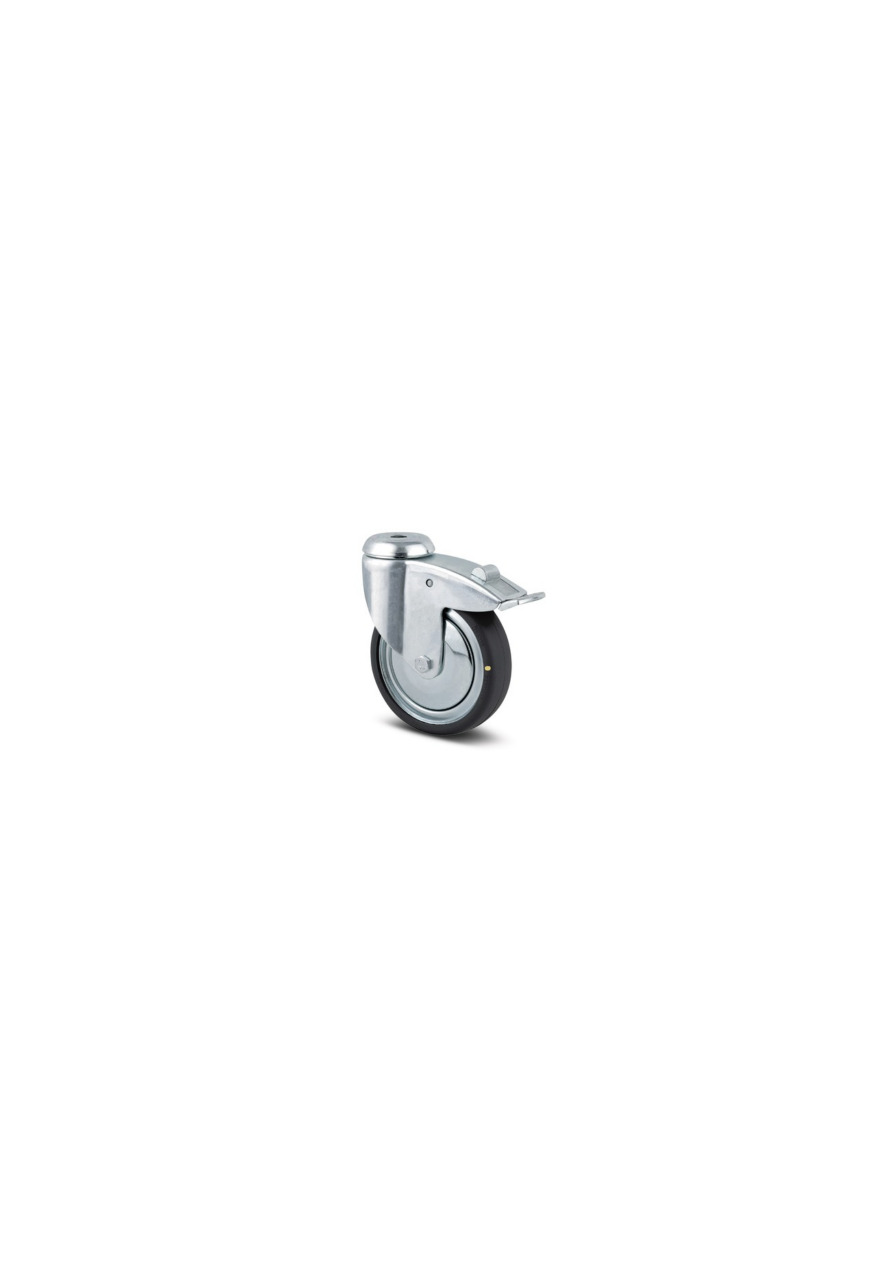 Antistatische Lenkrolle 80 mm, spurlos, für Tischgestell Premium und Classic - Reeco M080LCWPA-ESD