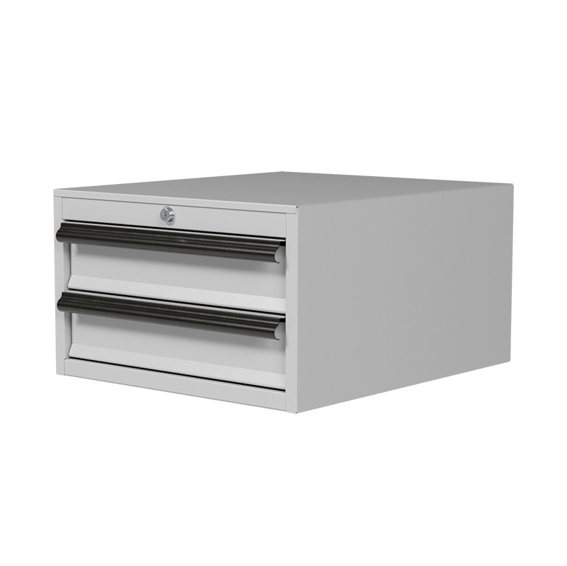 ESD-Hängeschubladenblock, 4 Schubladen, für verstärktes Tischgestell Classic - Reeco RF-016-4567WZM750-9003