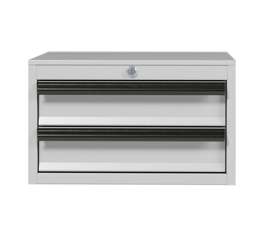ESD-Hängeschubladenblock, 4 Schubladen, für Tischgestell Classic 750 mm - Reeco RF-016-4567C750-9003