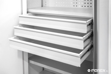 Schublade für ESD-Schrank, Tiefe 600 mm - Reeco RP-SP1000X600-006