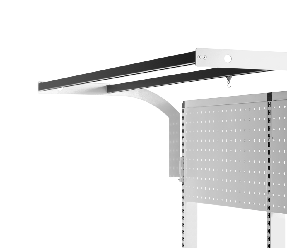 ESD-Balancerschiene ohne Leuchtenhalter, 1800 mm - Reeco RF-009-2902-9003