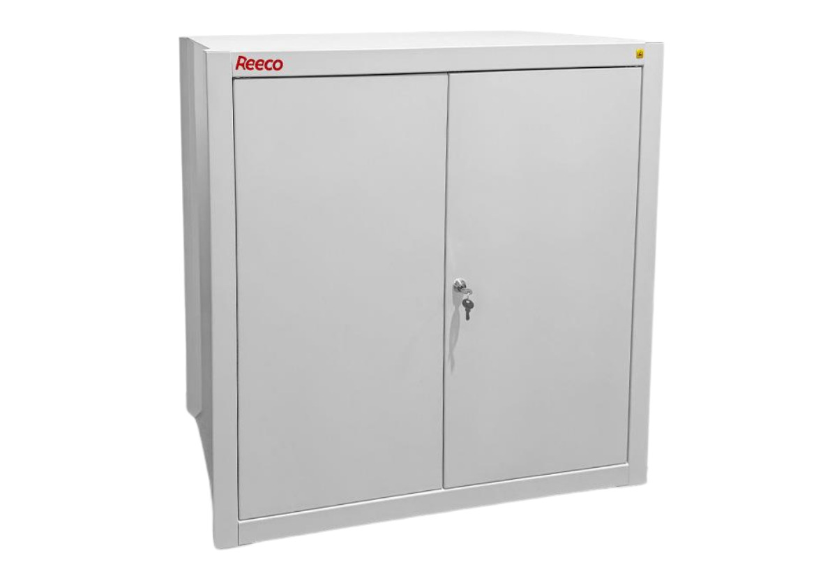 Modularer ESD-Schrank 1000 x 700 x 2000 mm mit 5 Fachböden - Reeco RF-022-20001000700-5-9003_1