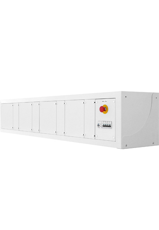 ESD-RACK-Schrank 19 Zoll 6 HE, 1500 x 340 x 350 mm, mit Sicherheitsmodul - Reeco RF-022-1509-9003
