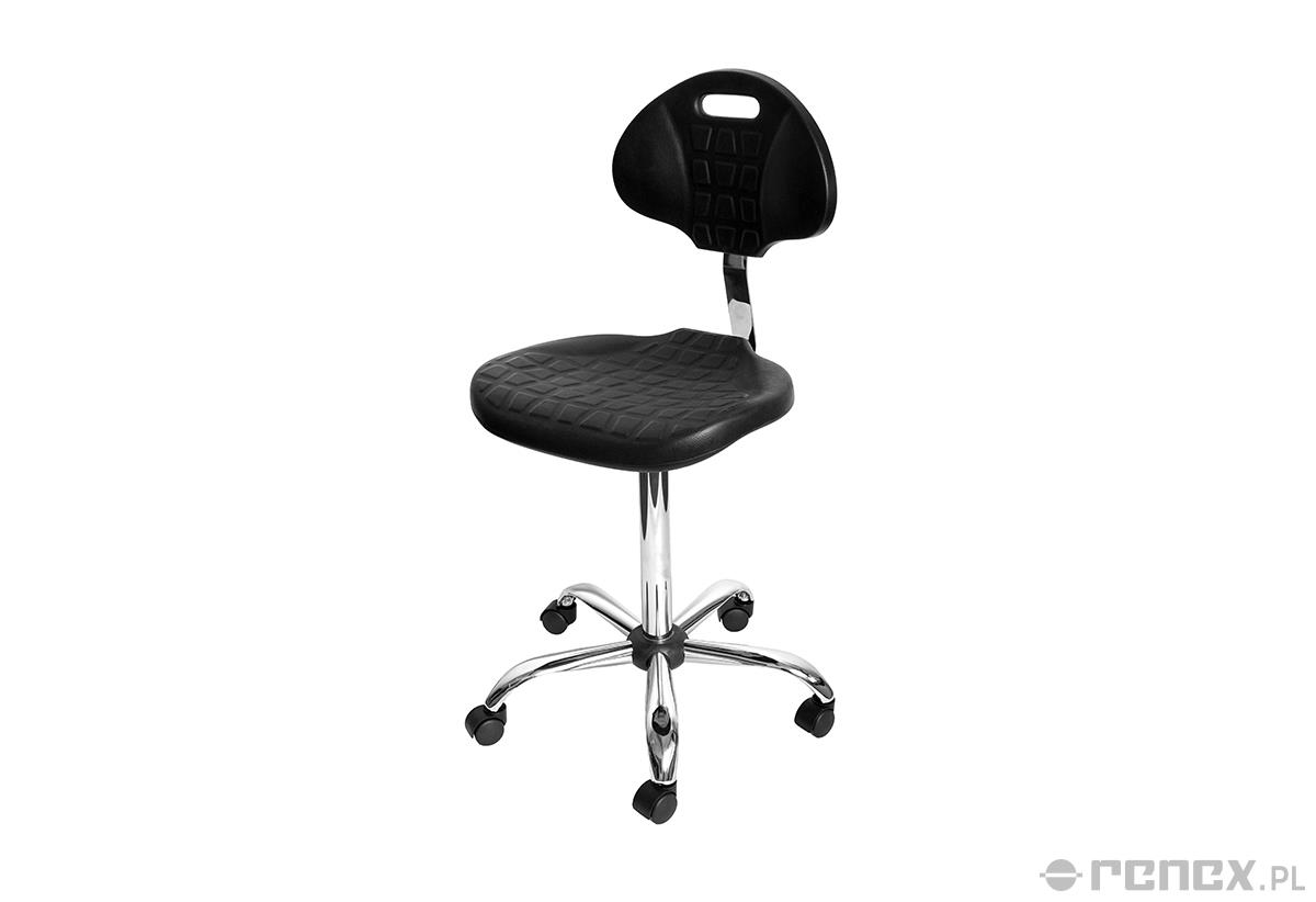 ESD-Laborstuhl SOLO 20E aus Polyurethan, Sitzhöhe 420 bis 550 mm - Reeco RE-SOLO20E