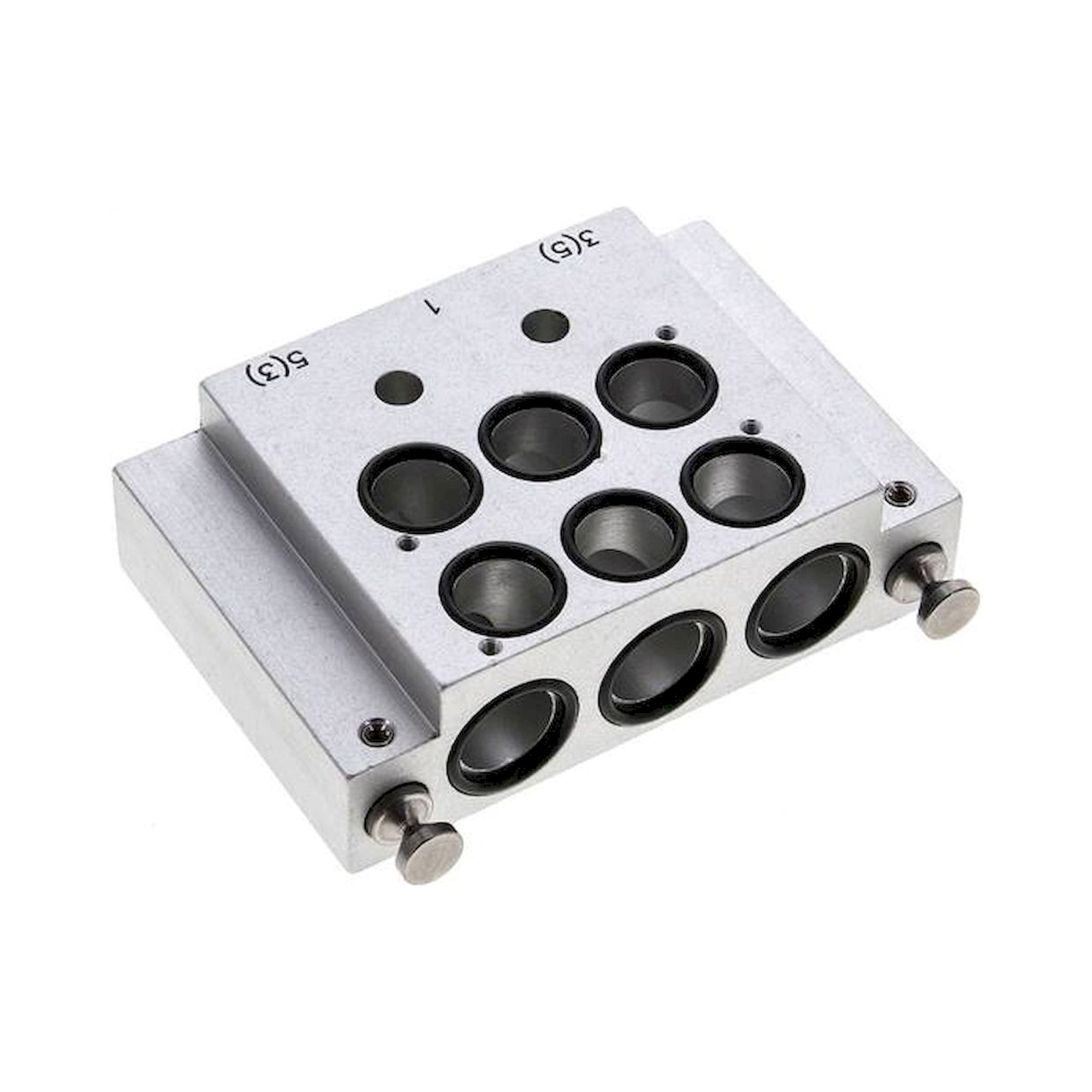 Airtec RF 09 E2. Endplatte mit zwei Ventilplätzen