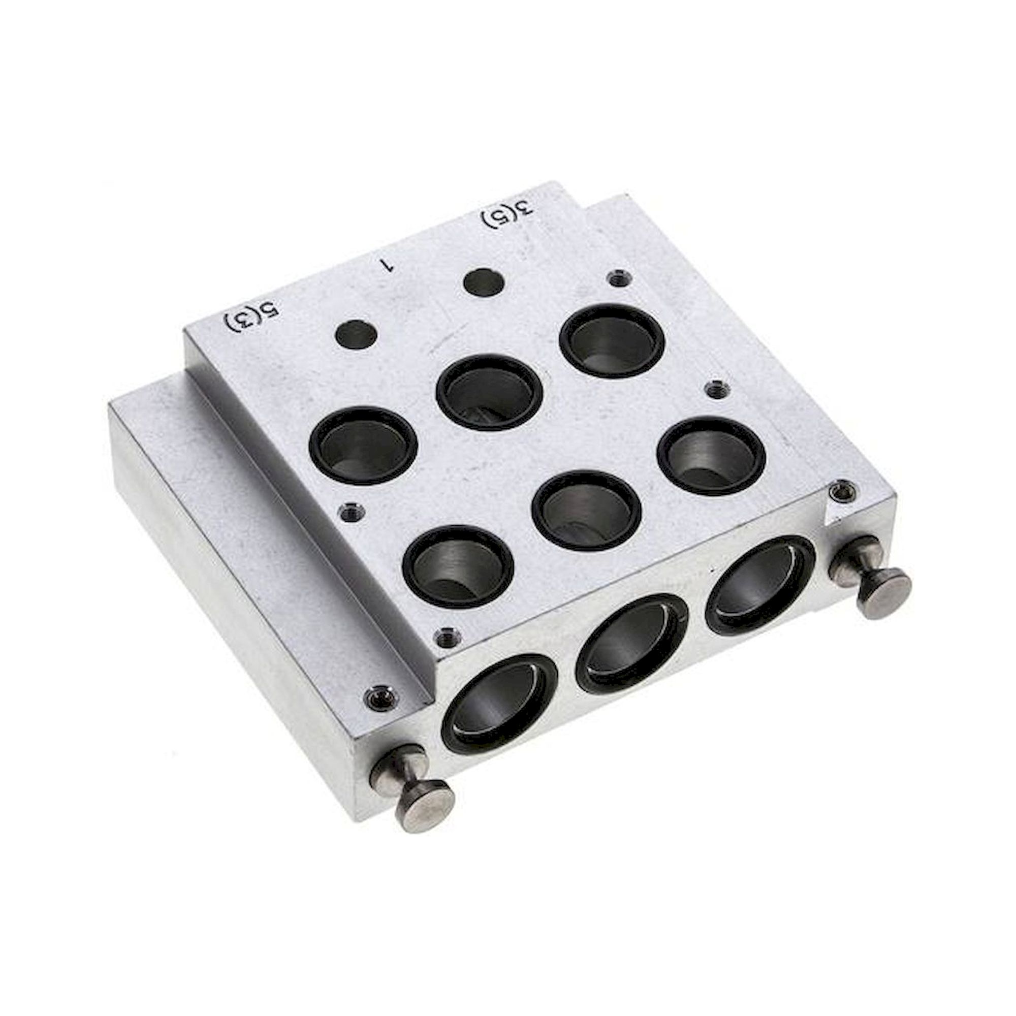 Airtec RF 10 E2. Endplatte mit zwei Ventilplätzen