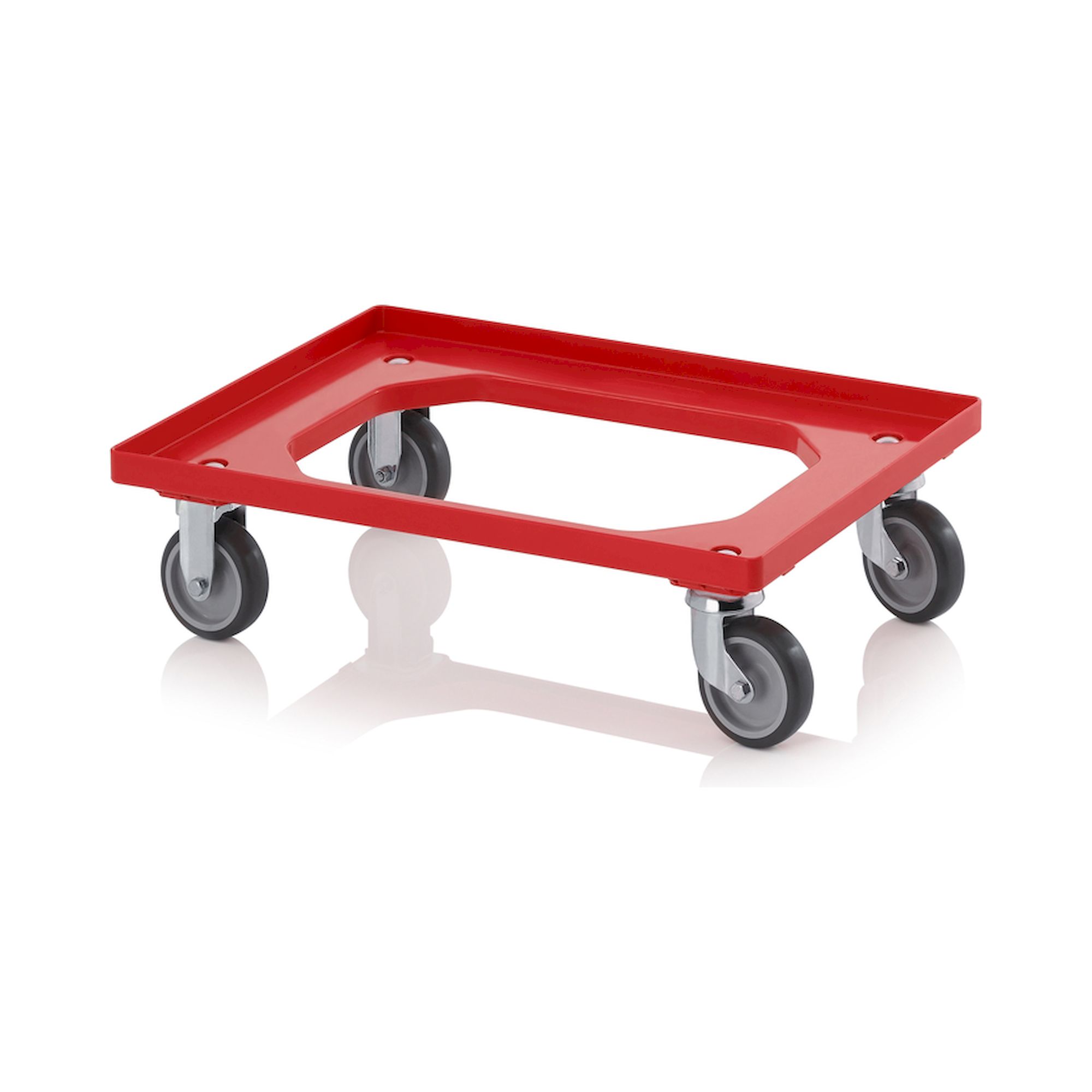 Auer RO 64 GU BO-3020. Chariots porte-bac compacts avec roulettes en caoutchouc