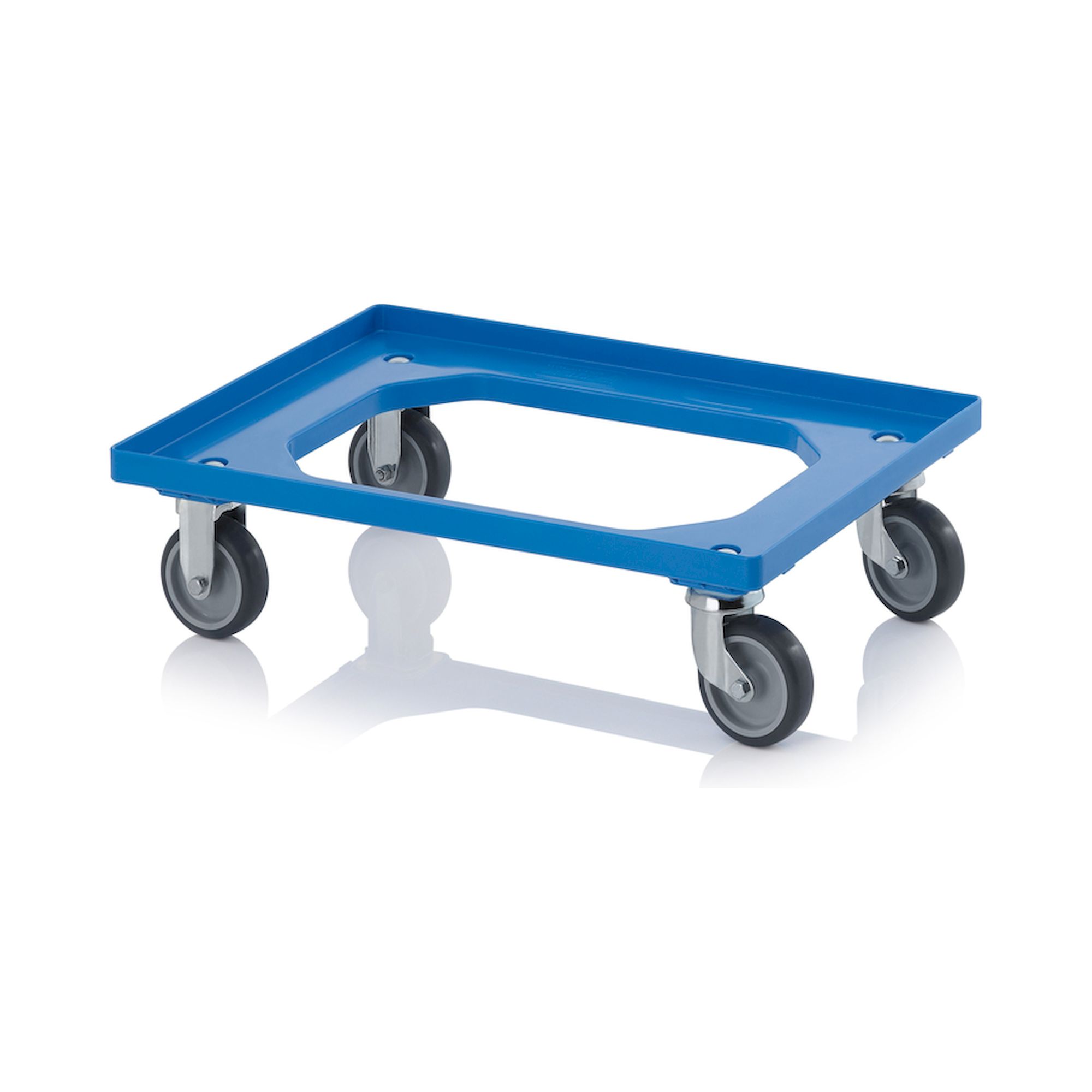 Auer RO 64 GU BO-5015. Chariots porte-bac compacts avec roulettes en caoutchouc