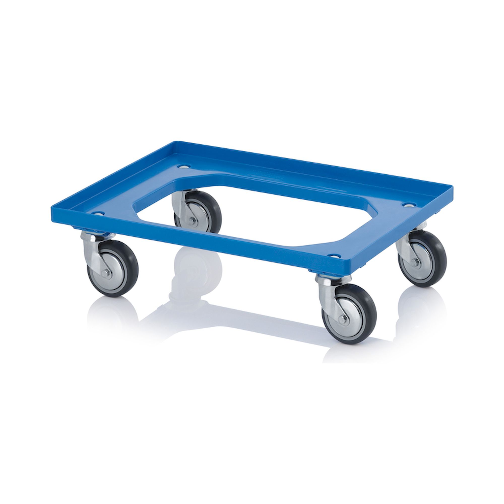 RO 64 GU FA-5015. Transportroller Kompakt mit Gummirädern, 61,6x41,6x17,2 cm