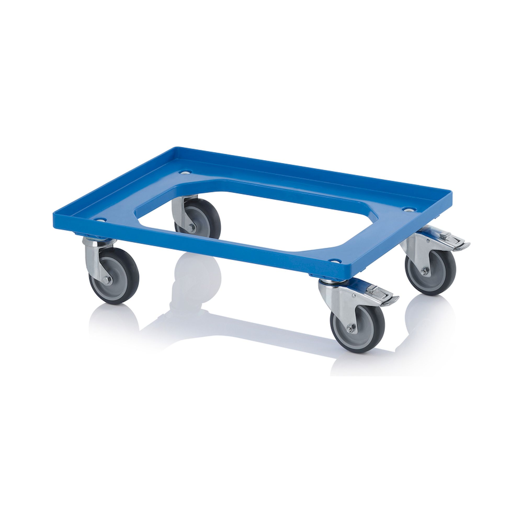 Auer RO 64 GU FE-5015. Chariots porte-bac compacts avec roulettes en caoutchouc