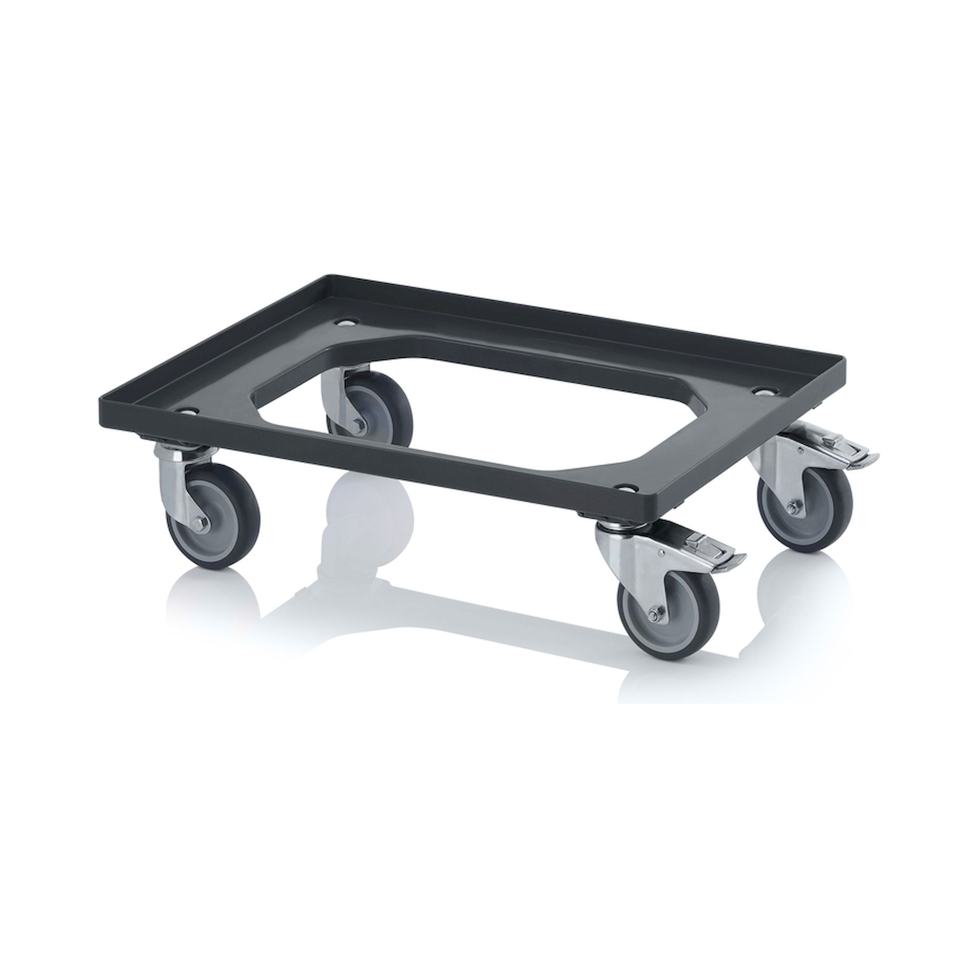 Auer RO 64 GU FE-7016. Transportroller Kompakt mit Gummirädern