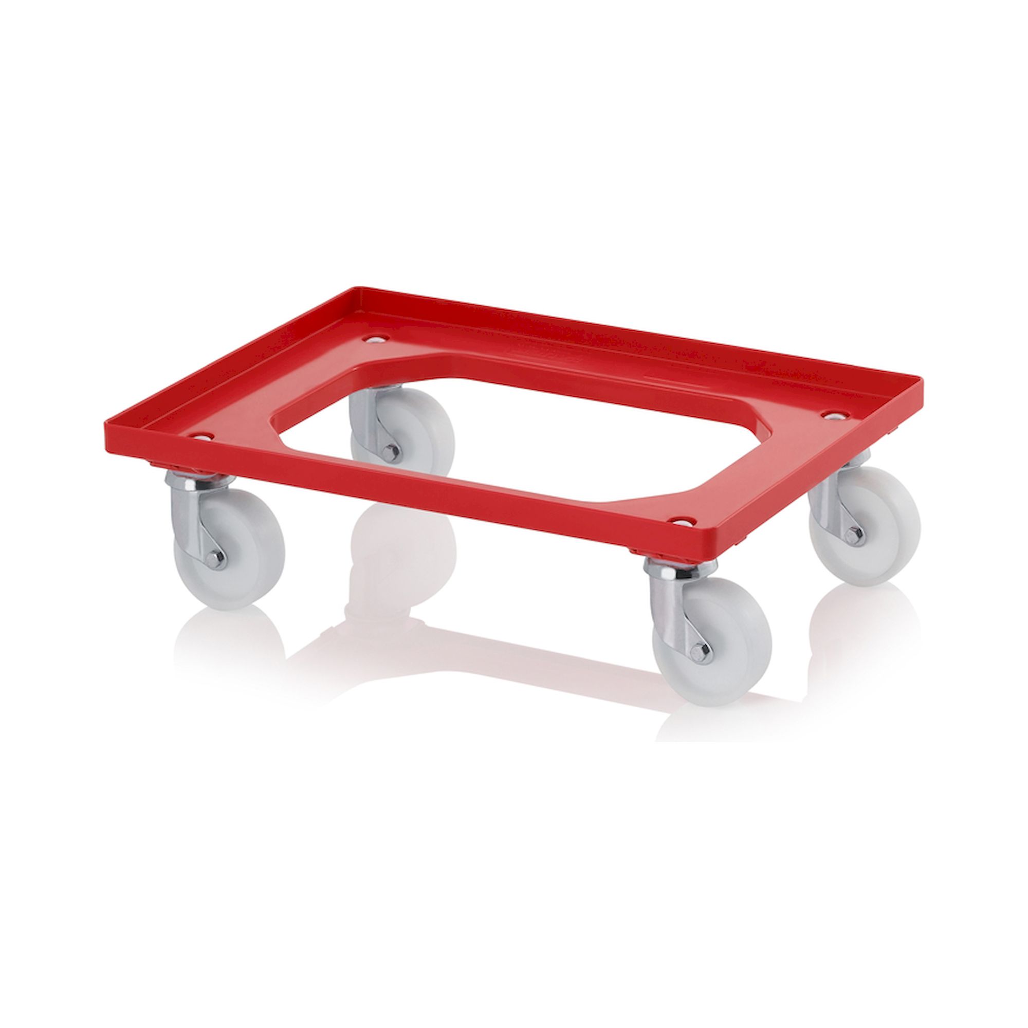 Auer RO 64 PA-3020. Chariots porte-bac compacts avec roulettes en polyamide