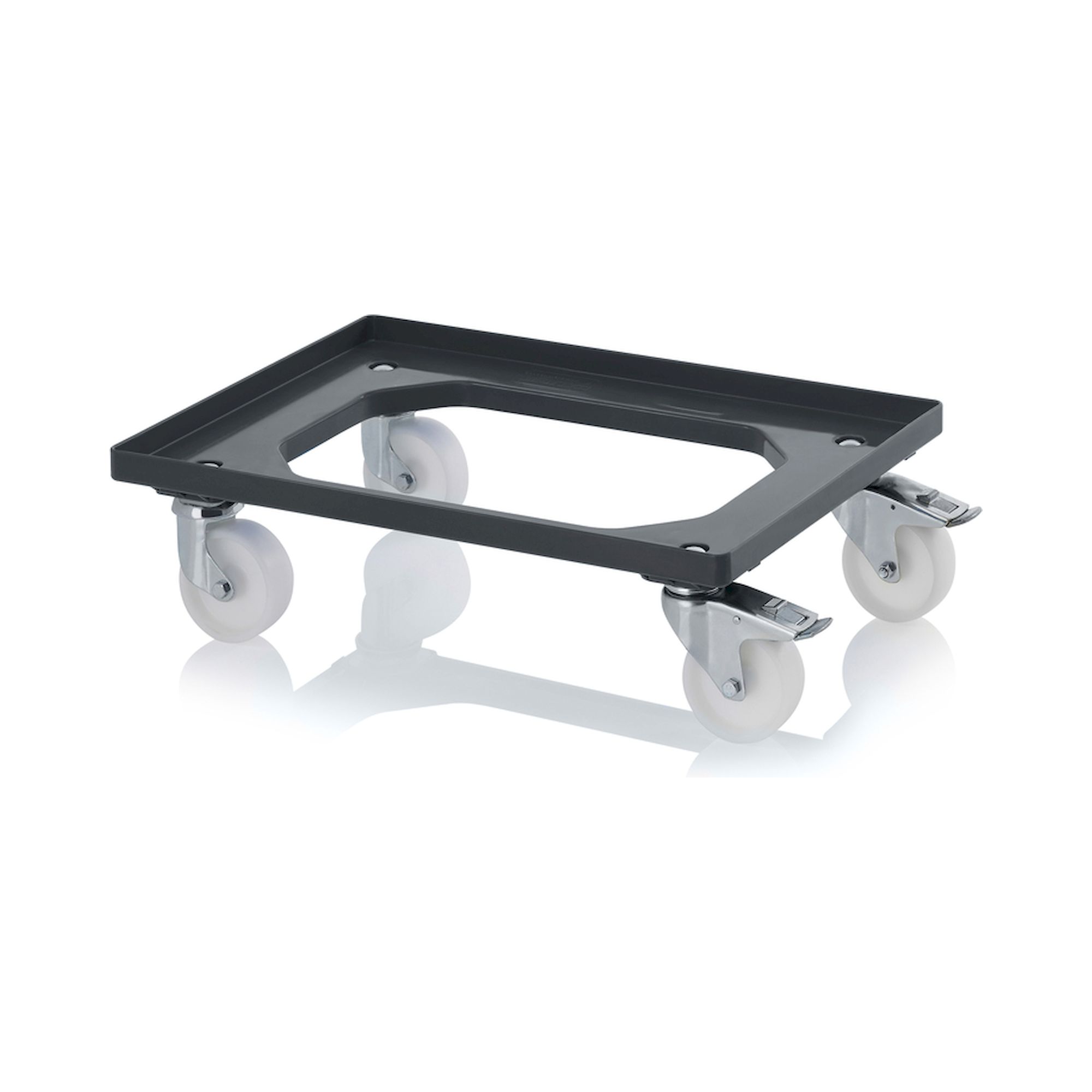 Auer RO 64 PA FE-7016. Transportroller Kompakt mit Polyamid-Rädern