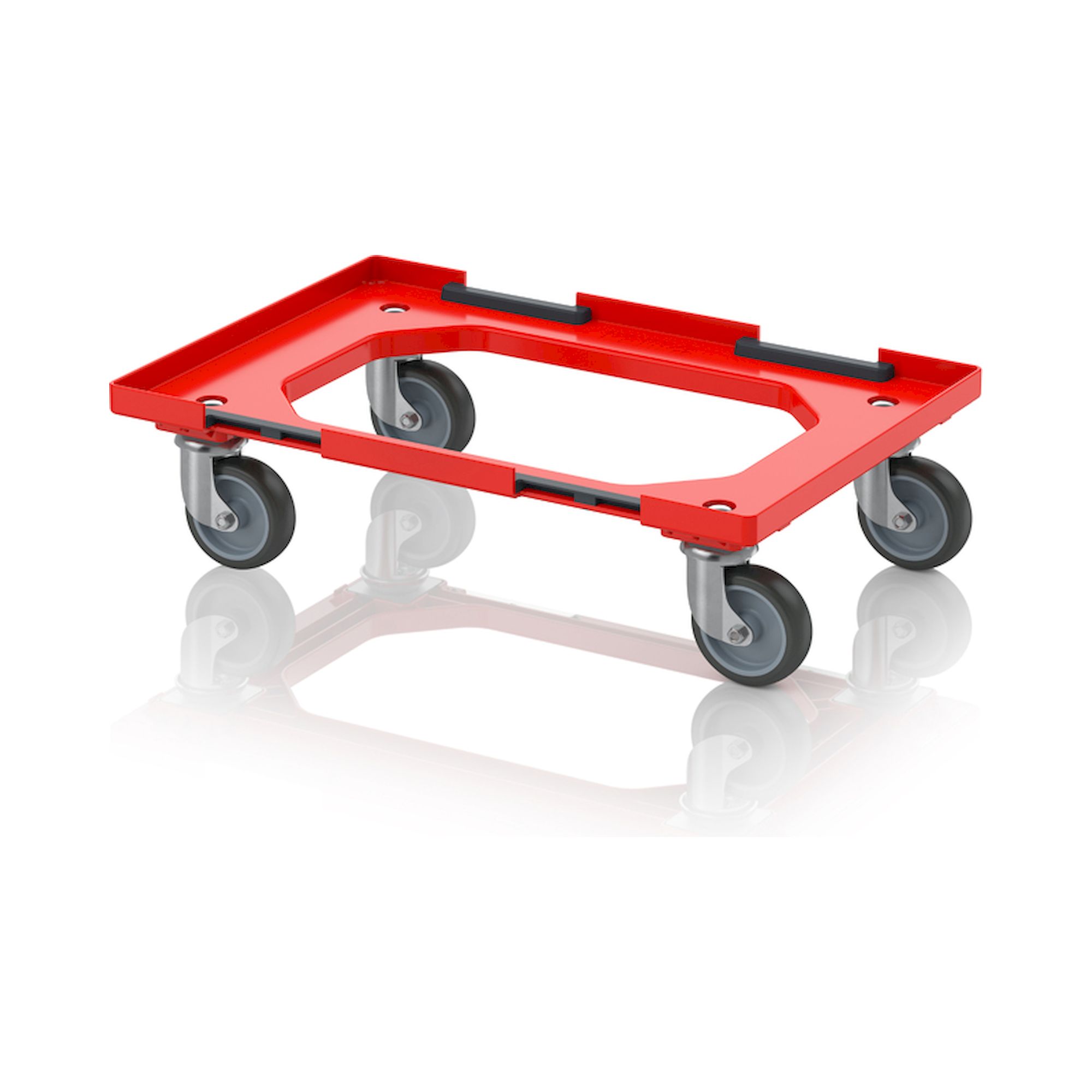 Chariot de transport Maxi HD avec système d'accouplement et roues caoutchouc 82 x 62 cm - Auer RO V 86.6 HD GU.L-3020