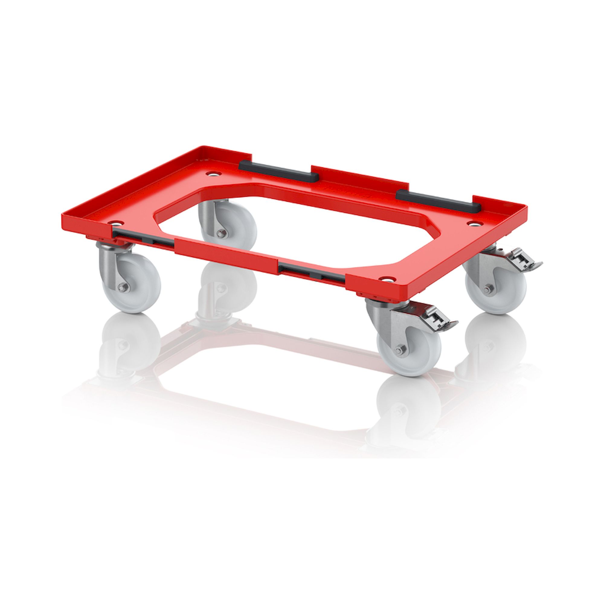 Auer RO V 64 PA FE.L-3020. Transportroller Kompakt mit Verknüpfungssystem und Polyamid-Rädern