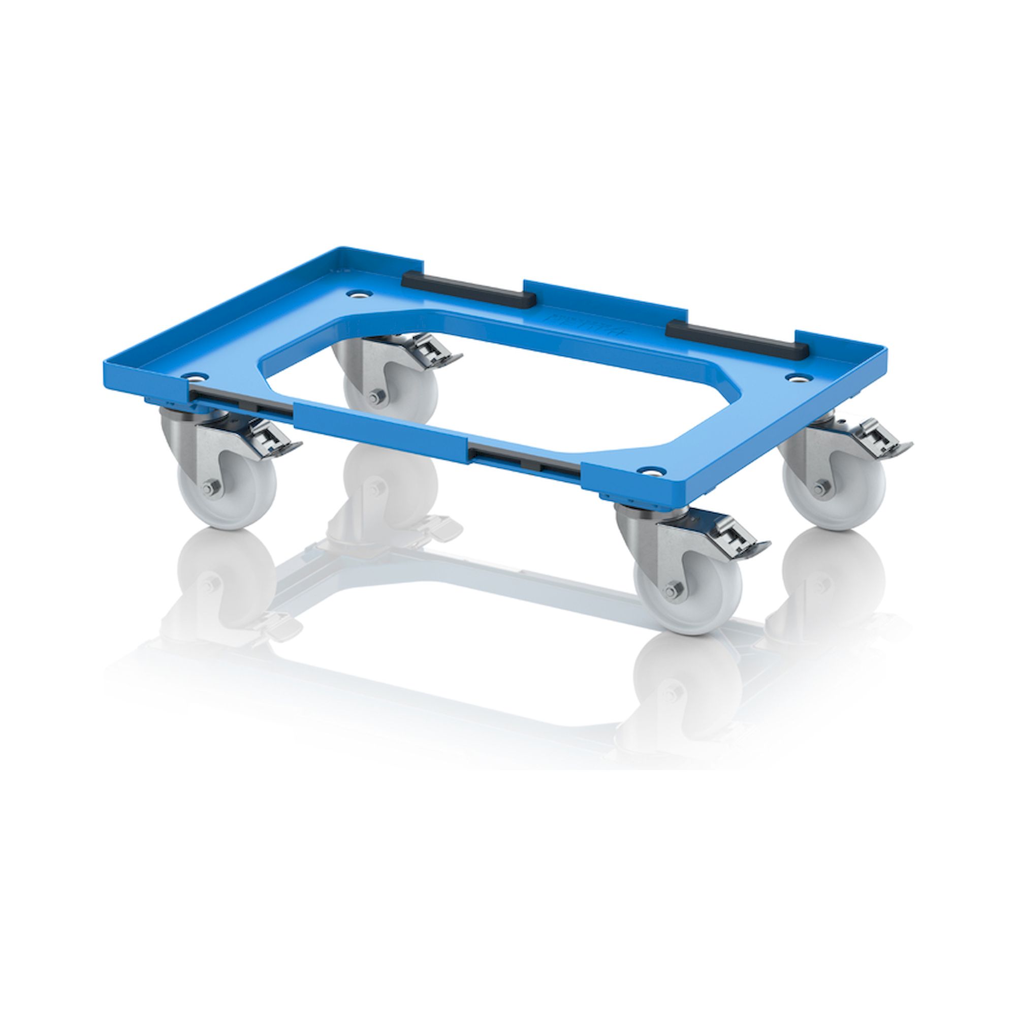Auer RO V 64 PAX FE.L-5015. Transportroller Kompakt mit Verknüpfungssystem und Polyamid-Rädern