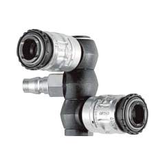 Nitto Kohki Rotary Full Blow Line Cupla. Quick Connect Coupling FBH-RE, Zn Alloy, NBR