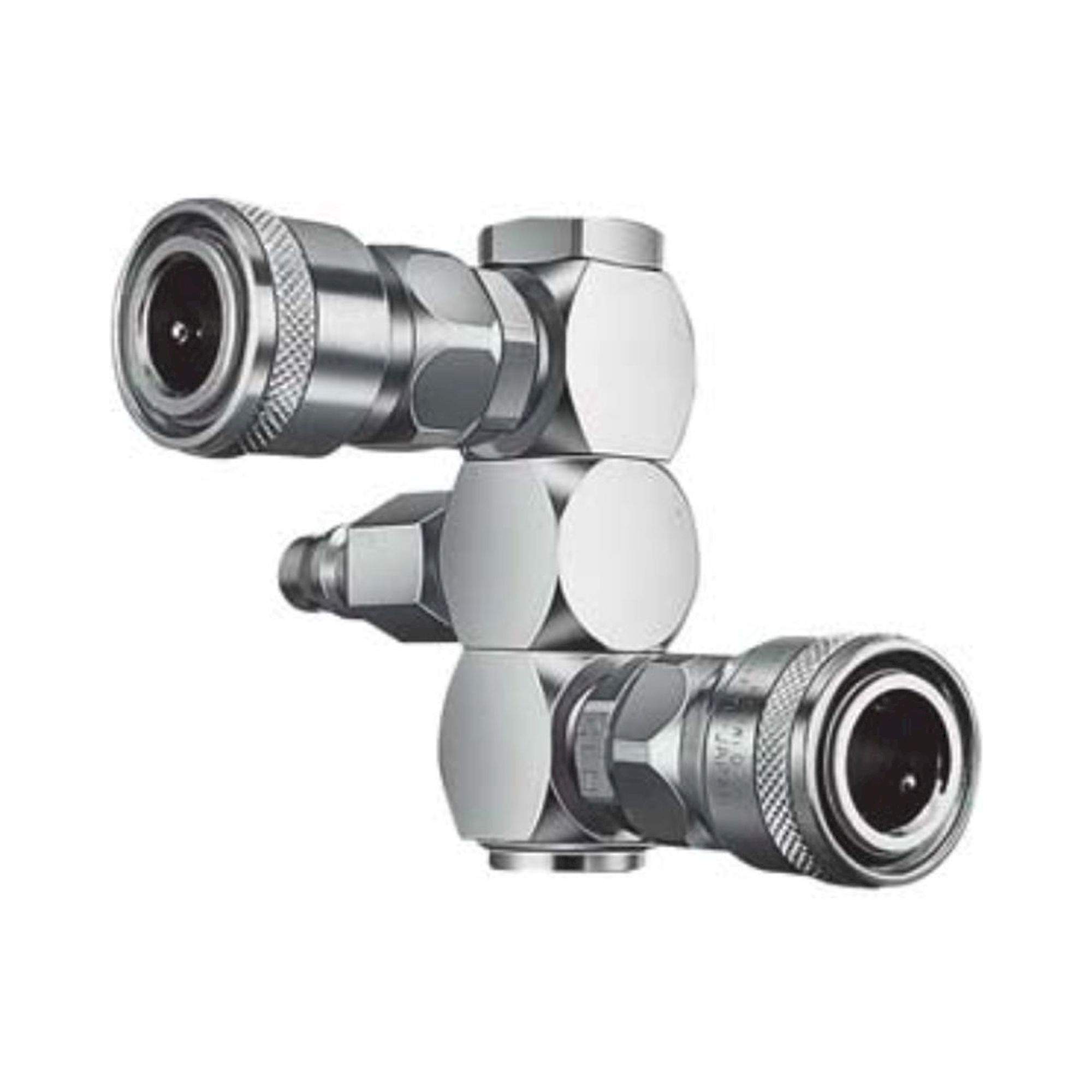 Nitto Kohki Rotary Line Cupla. Quick Connect Coupling RE-type, Brass/Steel, NBR