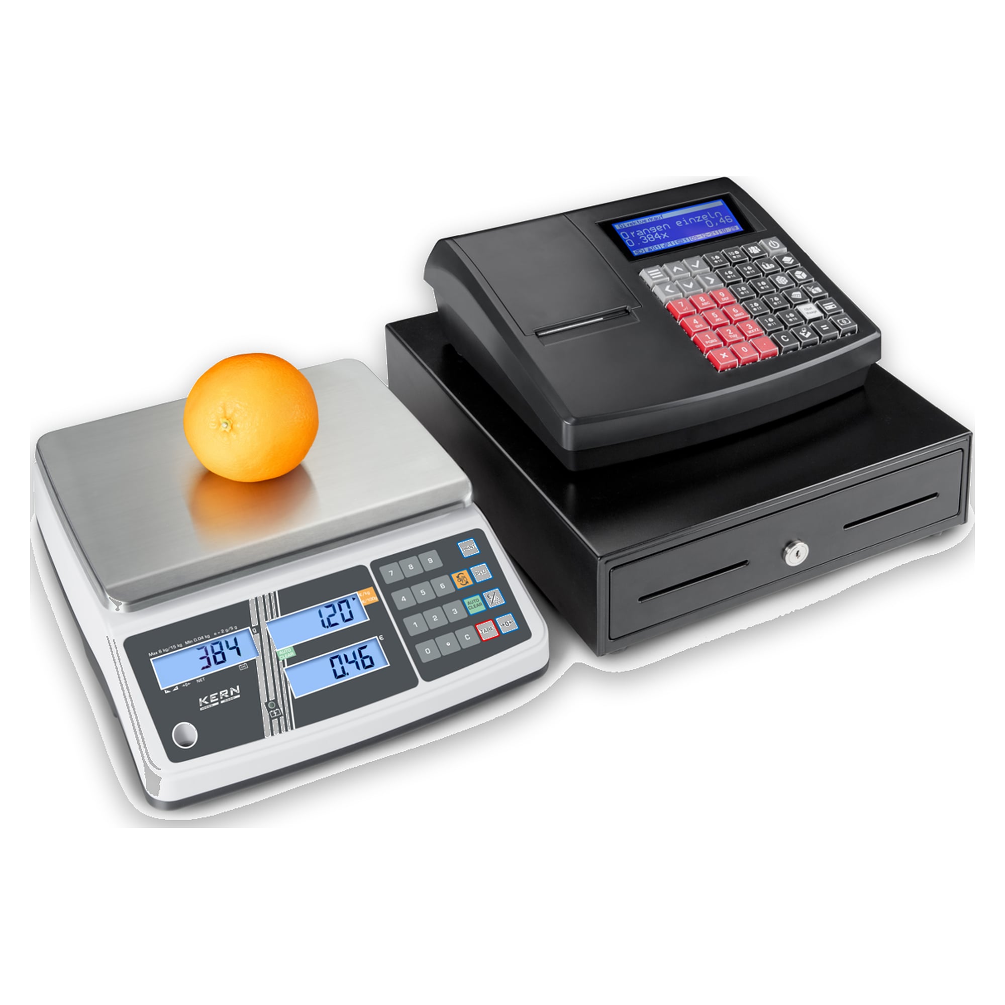 Preisrechnende Waage 6 kg / 15 kg Ablesbarkeit 0