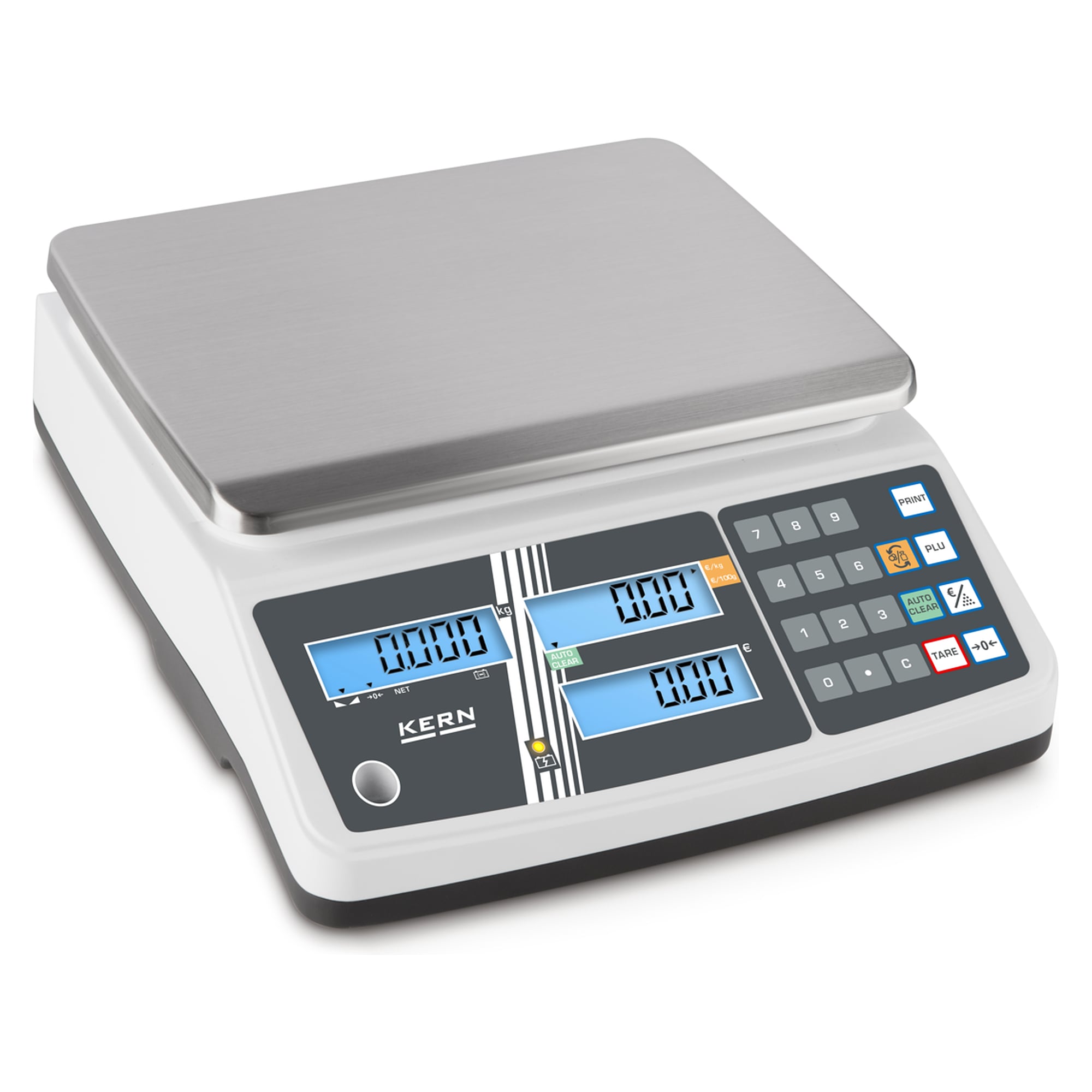 Price Computing Scale 1500 g / 3000 g Readability 0,5 g / 1 g - KERN RPB 3K3DM